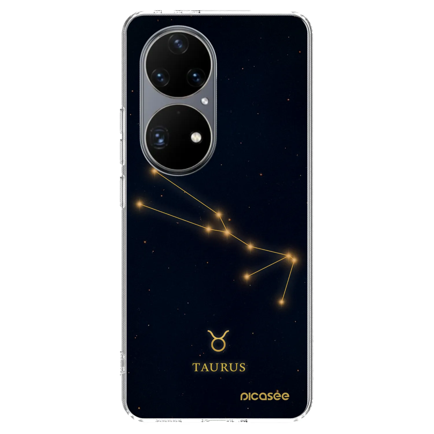 Picasee silikónový prehľadný obal pre Huawei P50 - TAURUS