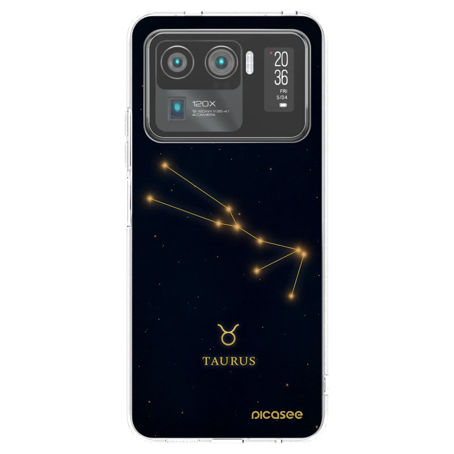 Picasee silikónový prehľadný obal pre Xiaomi Mi 11 Ultra - TAURUS