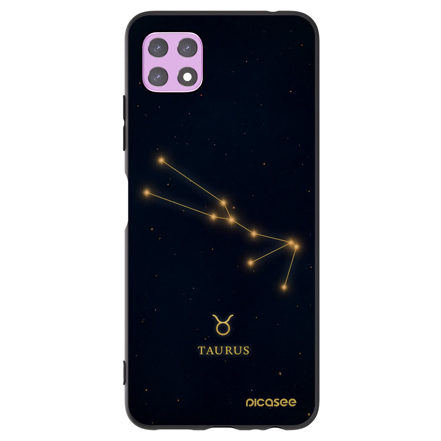 Picasee silikónový čierny obal pre Samsung Galaxy A22 A226B 5G - TAURUS