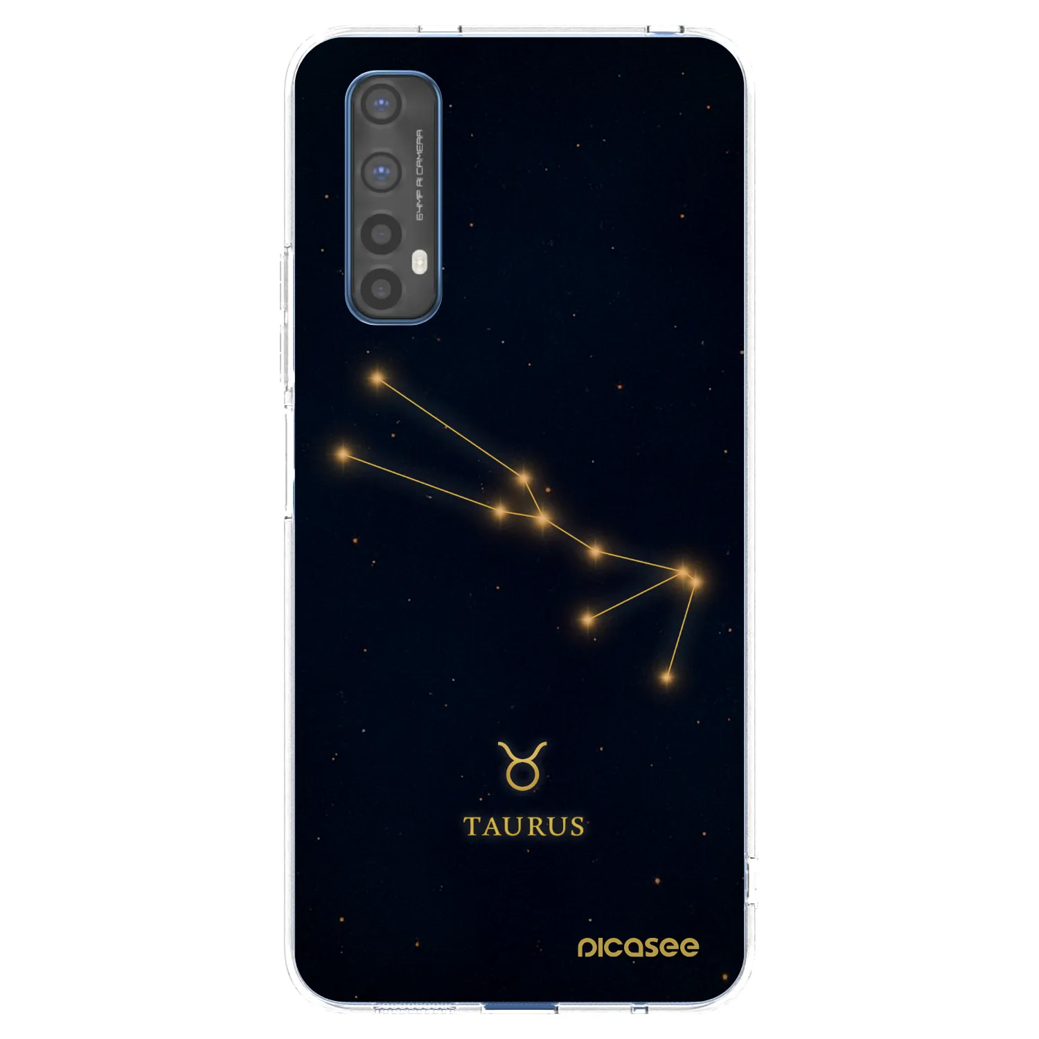 Picasee silikónový prehľadný obal pre Realme 7 - TAURUS