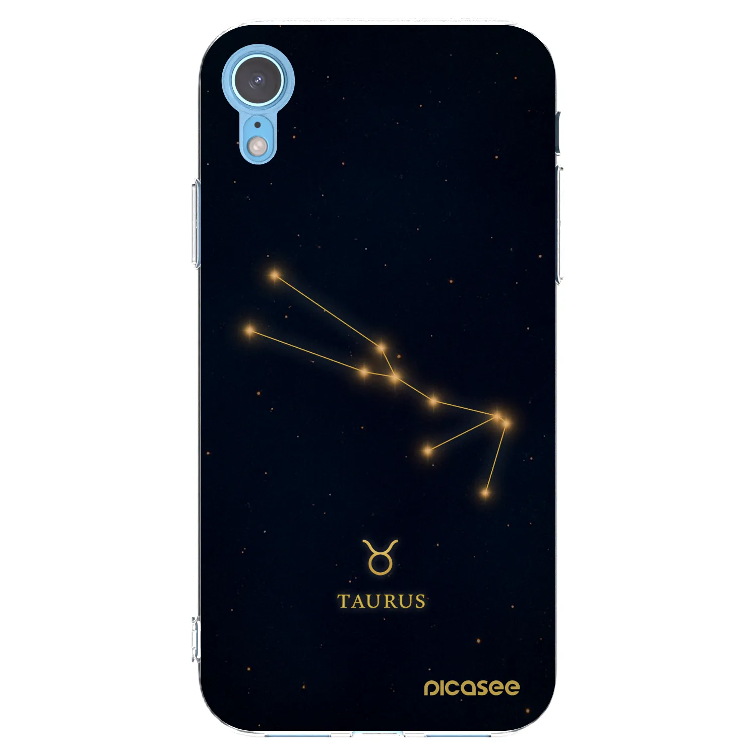 Picasee silikónový prehľadný obal pre Apple iPhone XR - TAURUS
