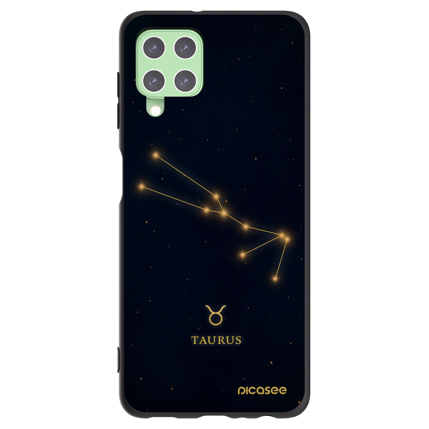 Picasee silikónový čierny obal pre Samsung Galaxy A22 A225F 4G - TAURUS