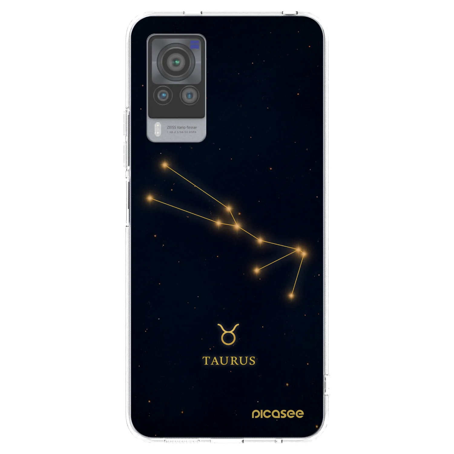 Picasee silikónový prehľadný obal pre Vivo X60 Pro 5G - TAURUS