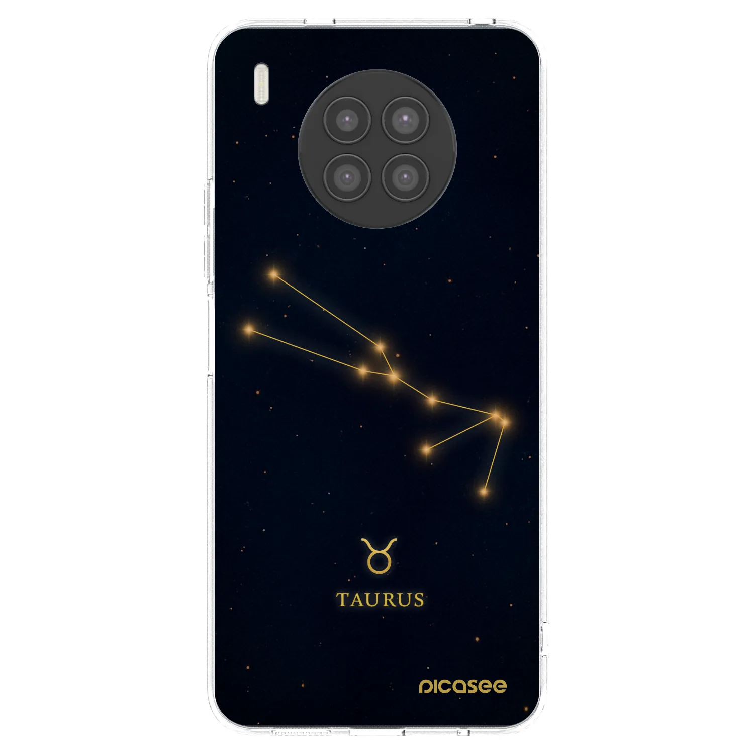Picasee silikónový prehľadný obal pre Huawei Nova 8i - TAURUS