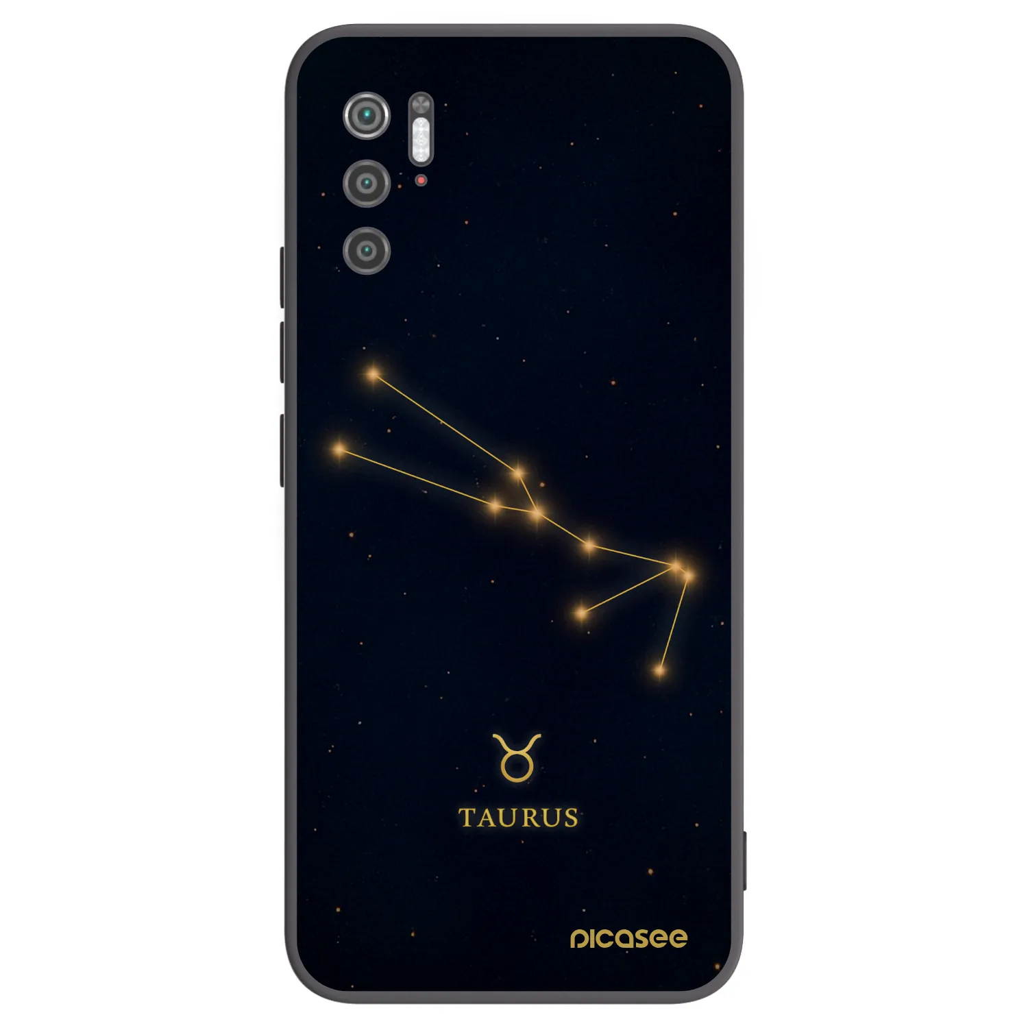 Picasee silikónový čierny obal pre Xiaomi Poco M3 Pro 5G - TAURUS