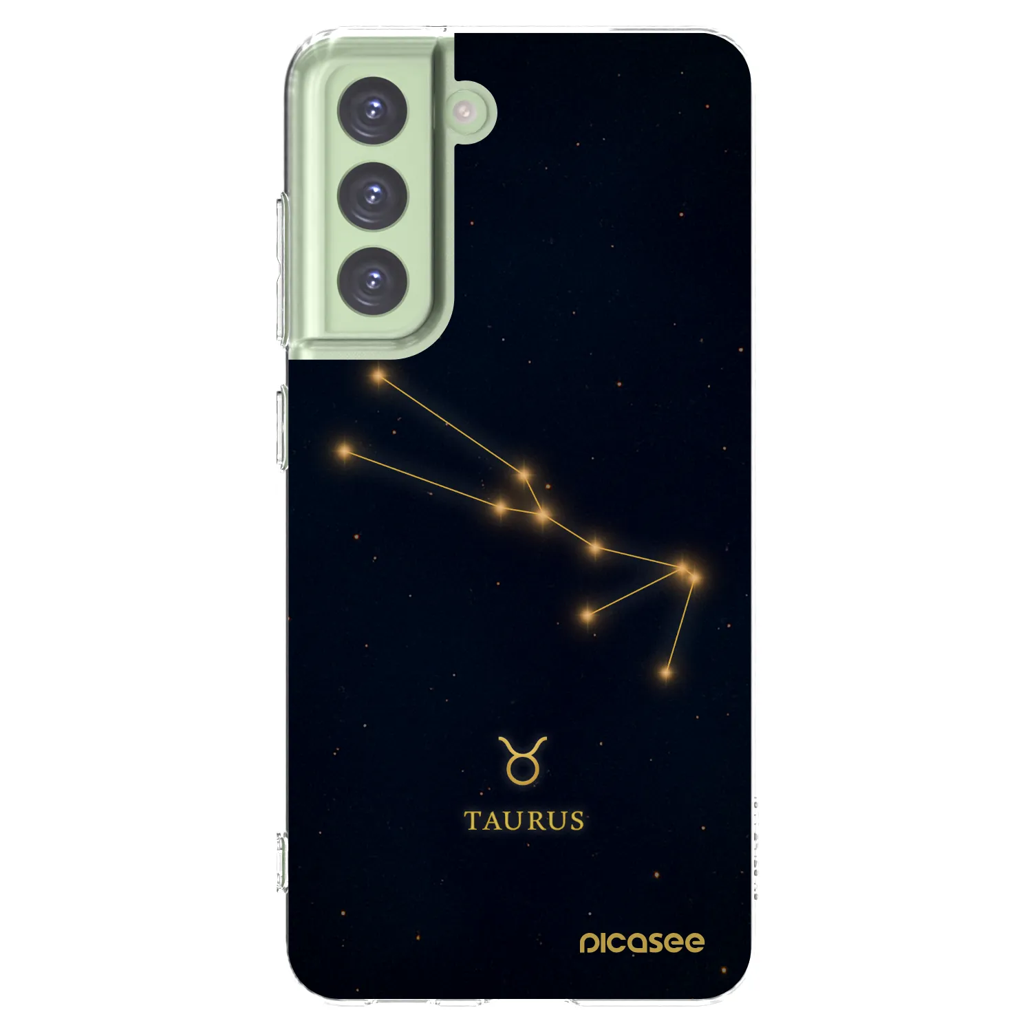 Picasee silikónový prehľadný obal pre Samsung Galaxy S21 FE 5G - TAURUS