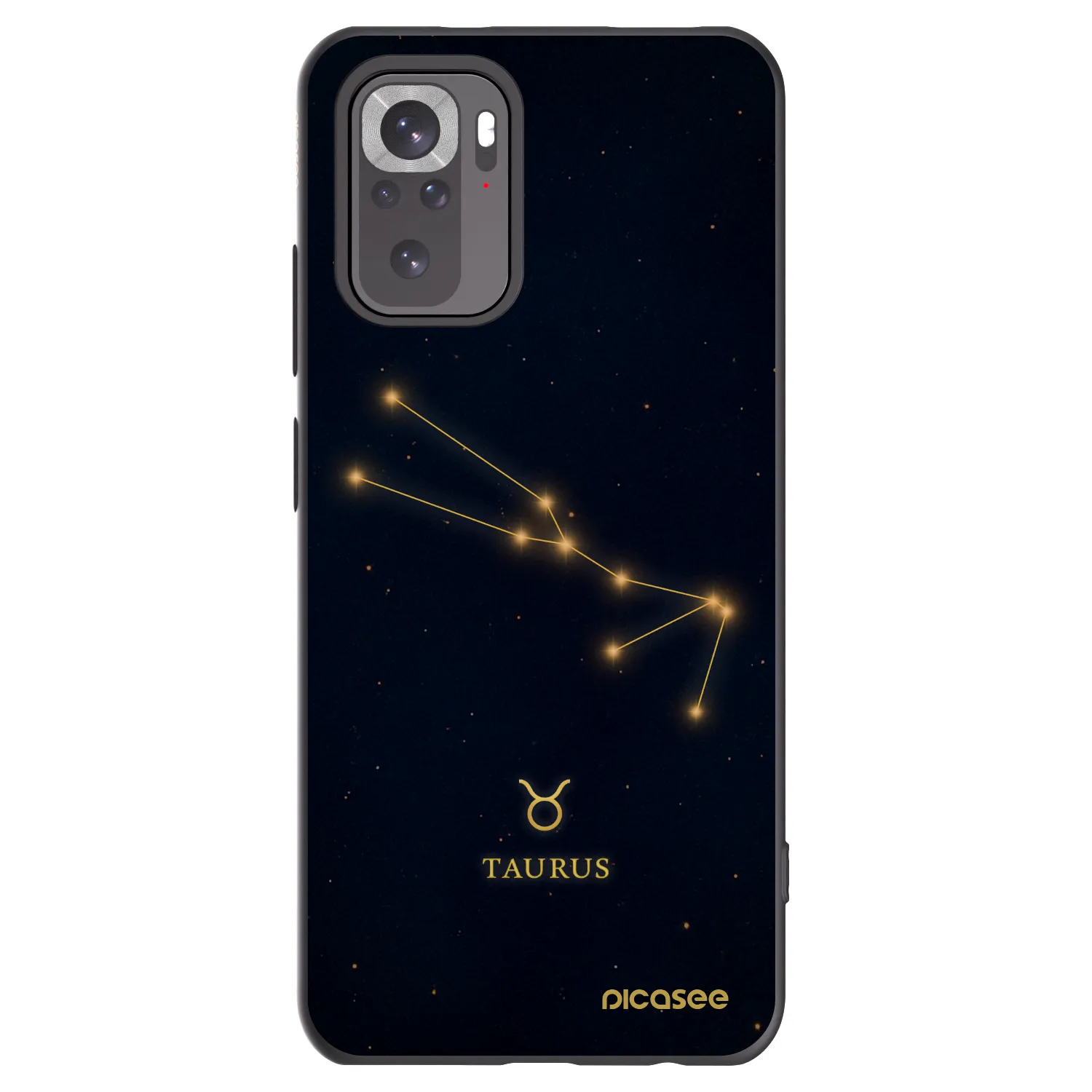 Picasee silikónový čierny obal pre Xiaomi Redmi Note 11S 4G - TAURUS