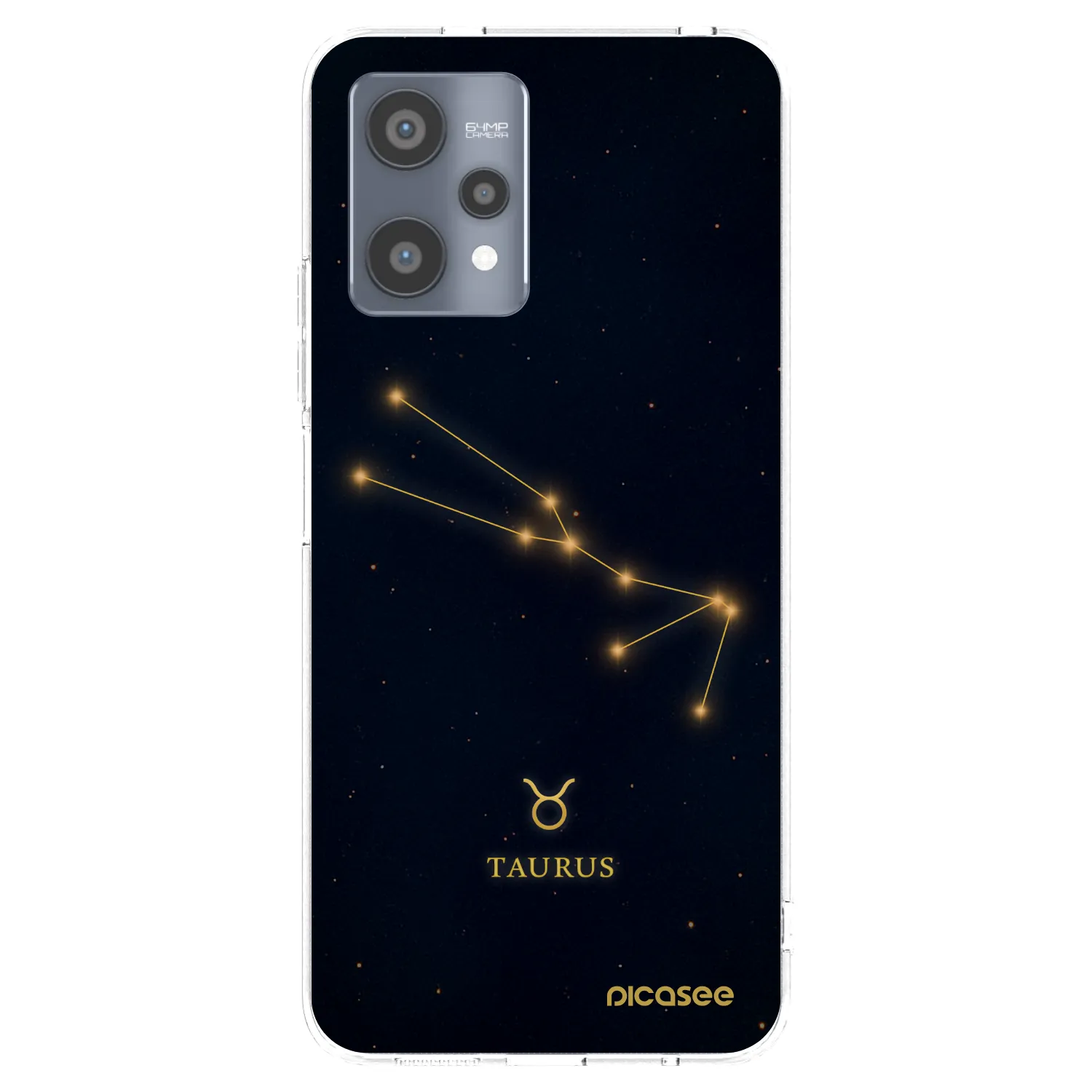 Picasee silikónový prehľadný obal pre Realme 9 Pro 5G - TAURUS