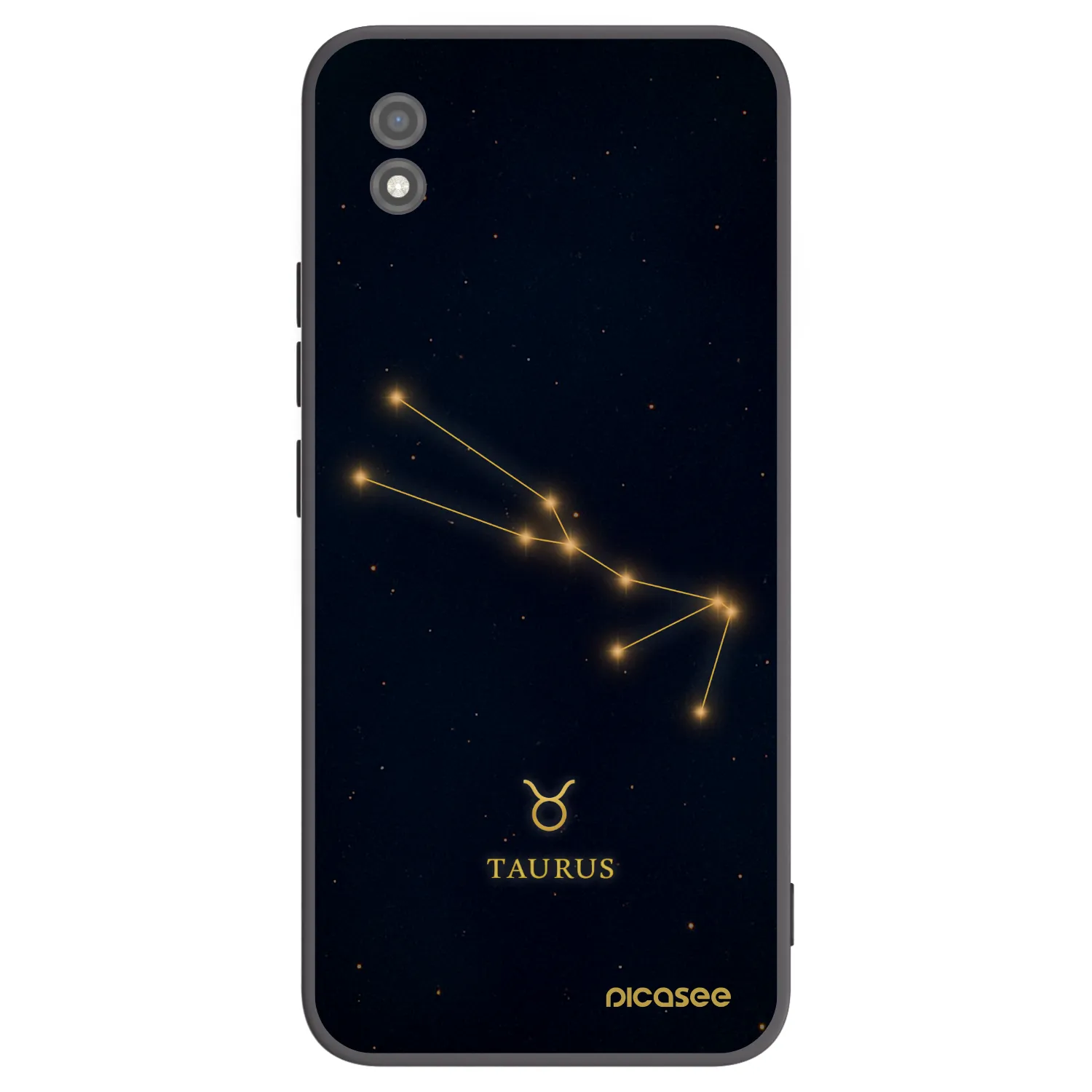 Picasee silikónový čierny obal pre Realme C11 (2021) - TAURUS
