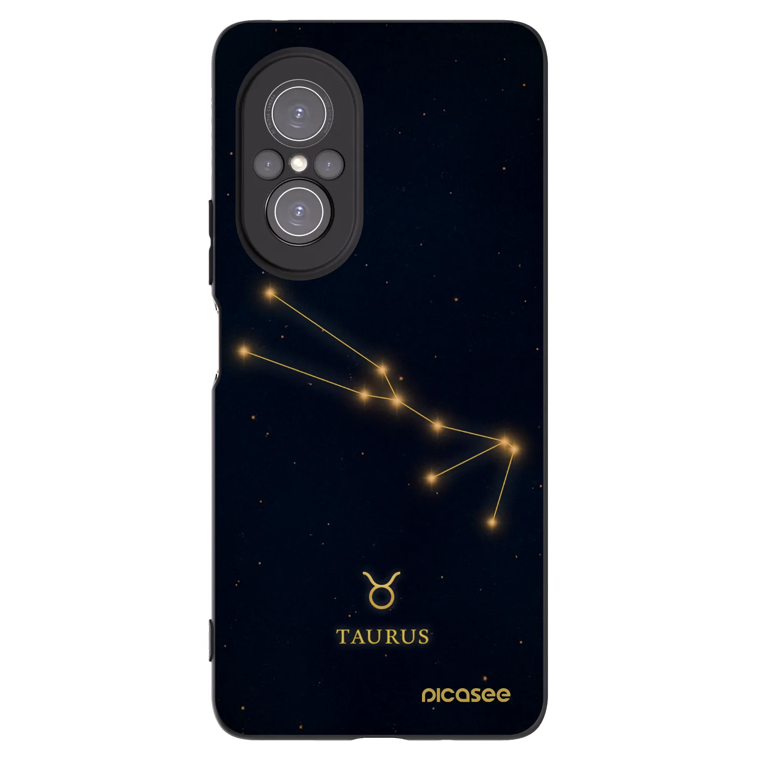 Picasee silikónový čierny obal pre Huawei Nova 9 SE - TAURUS