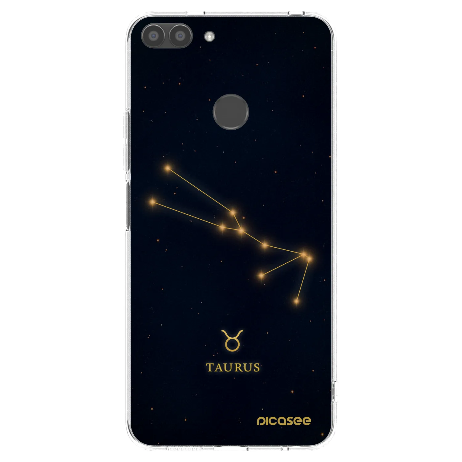 Picasee silikónový prehľadný obal pre Huawei P Smart - TAURUS