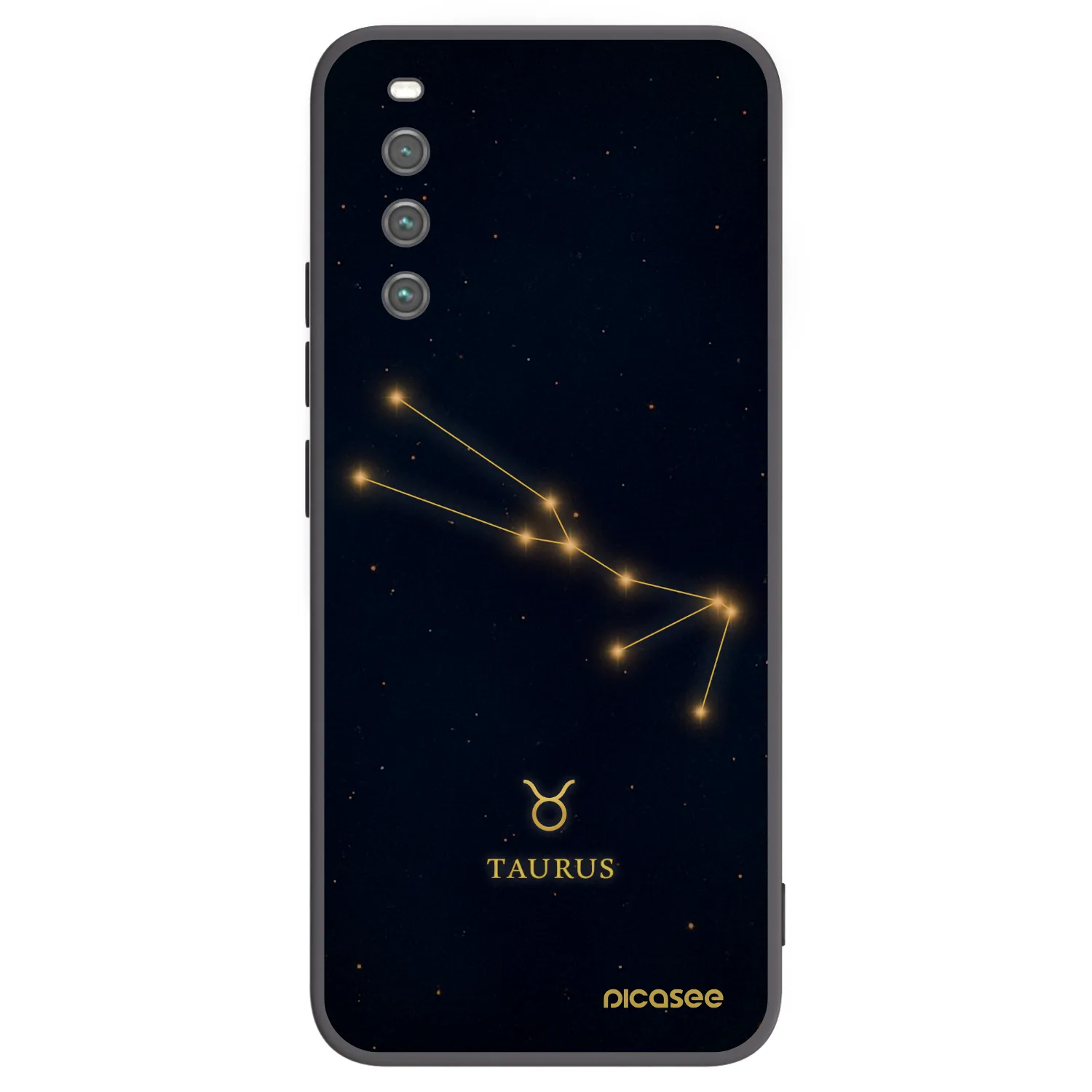 Picasee silikónový čierny obal pre Sony Xperia 10 IV 5G - TAURUS