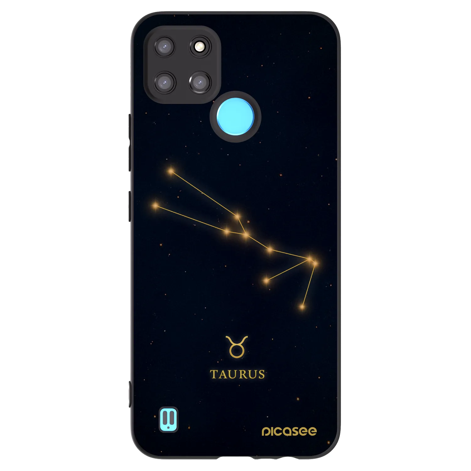 Picasee silikónový čierny obal pre Realme C21Y - TAURUS