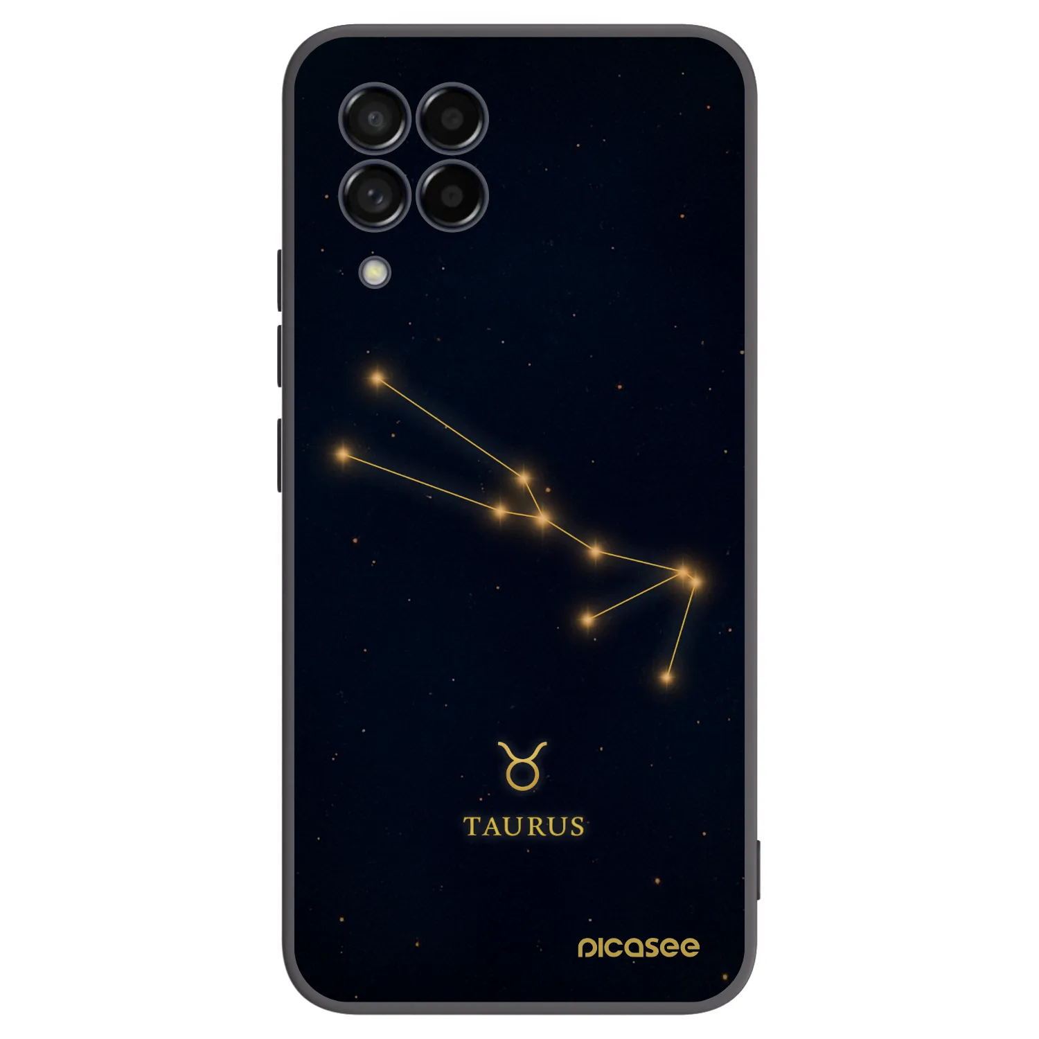 Picasee silikónový čierny obal pre Samsung Galaxy M53 5G - TAURUS