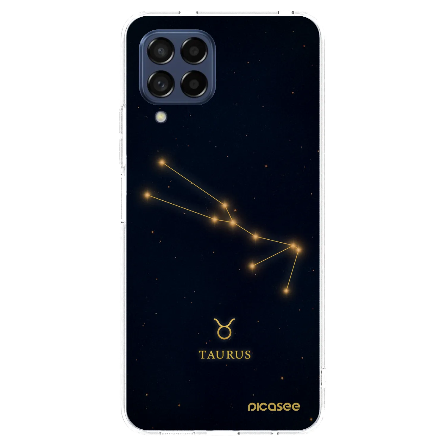 Picasee silikónový prehľadný obal pre Samsung Galaxy M53 5G - TAURUS