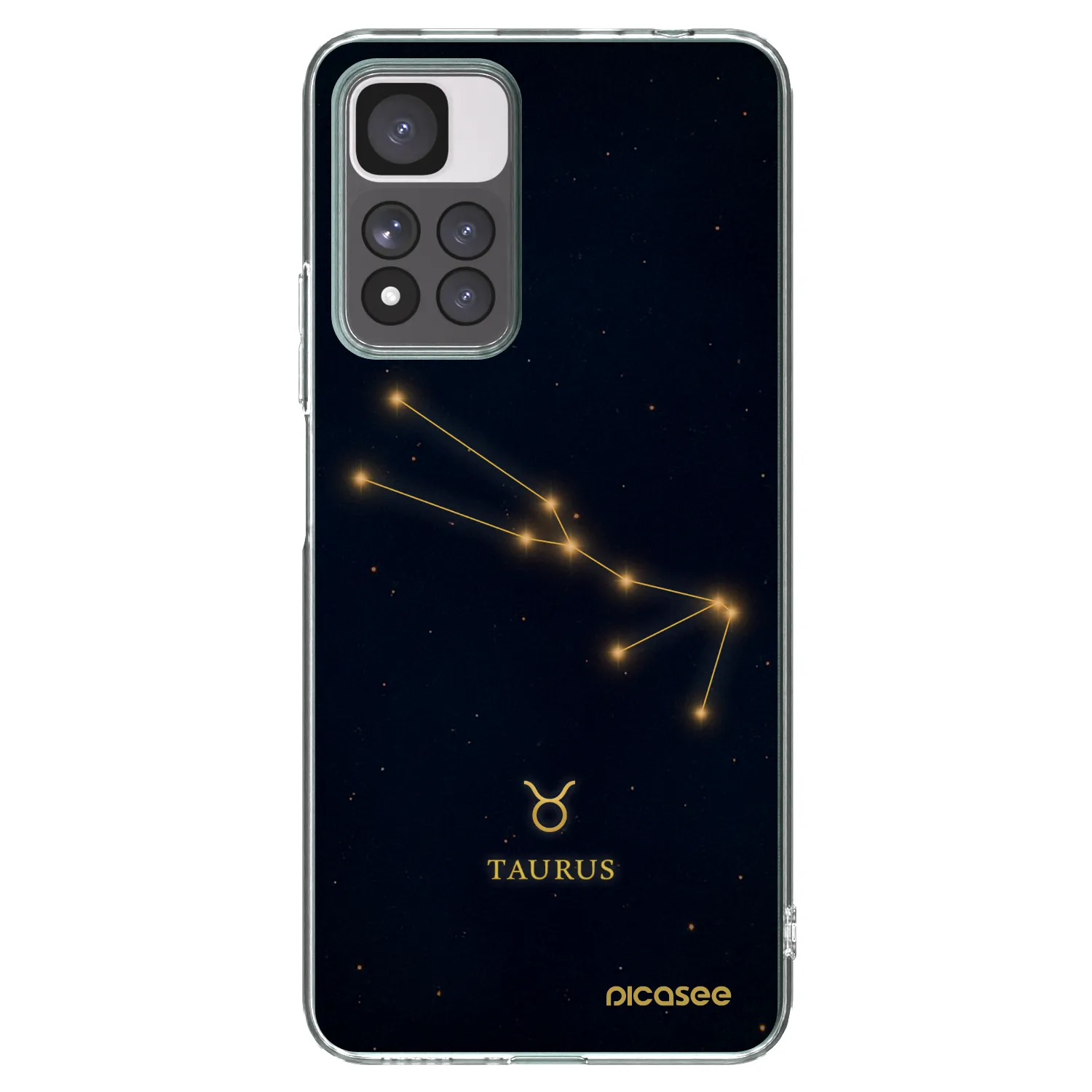 Picasee silikónový prehľadný obal pre Xiaomi Redmi Note 11 Pro+ 5G - TAURUS