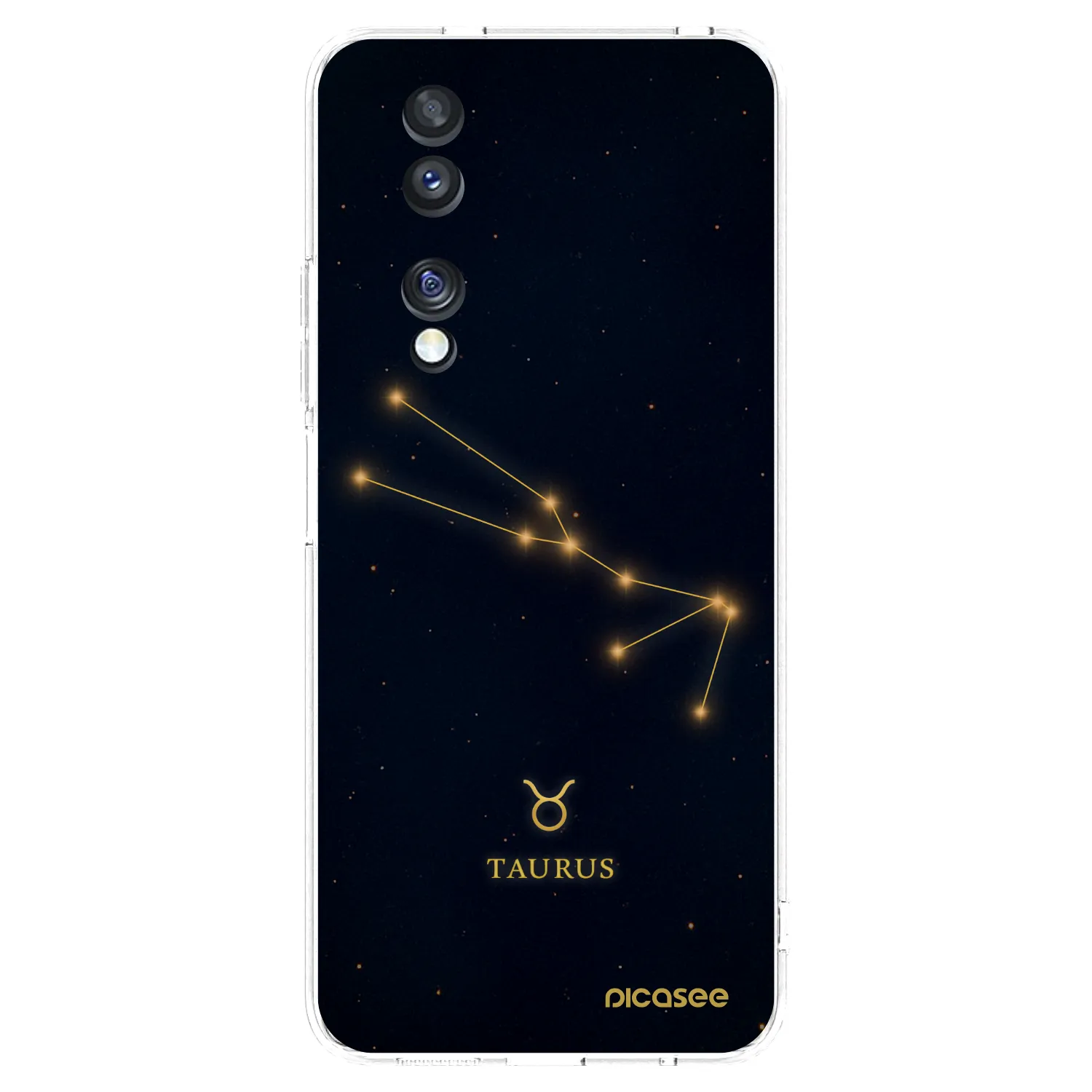 Picasee silikónový prehľadný obal pre Honor 70 - TAURUS