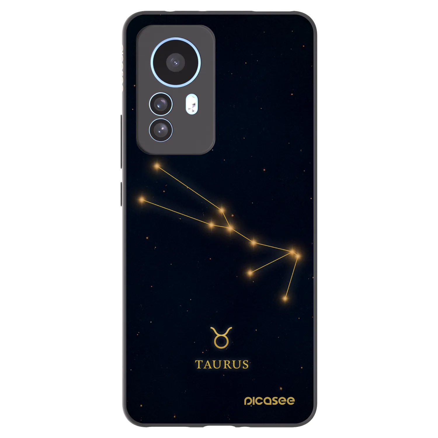 Picasee silikónový čierny obal pre Xiaomi 12T Pro - TAURUS