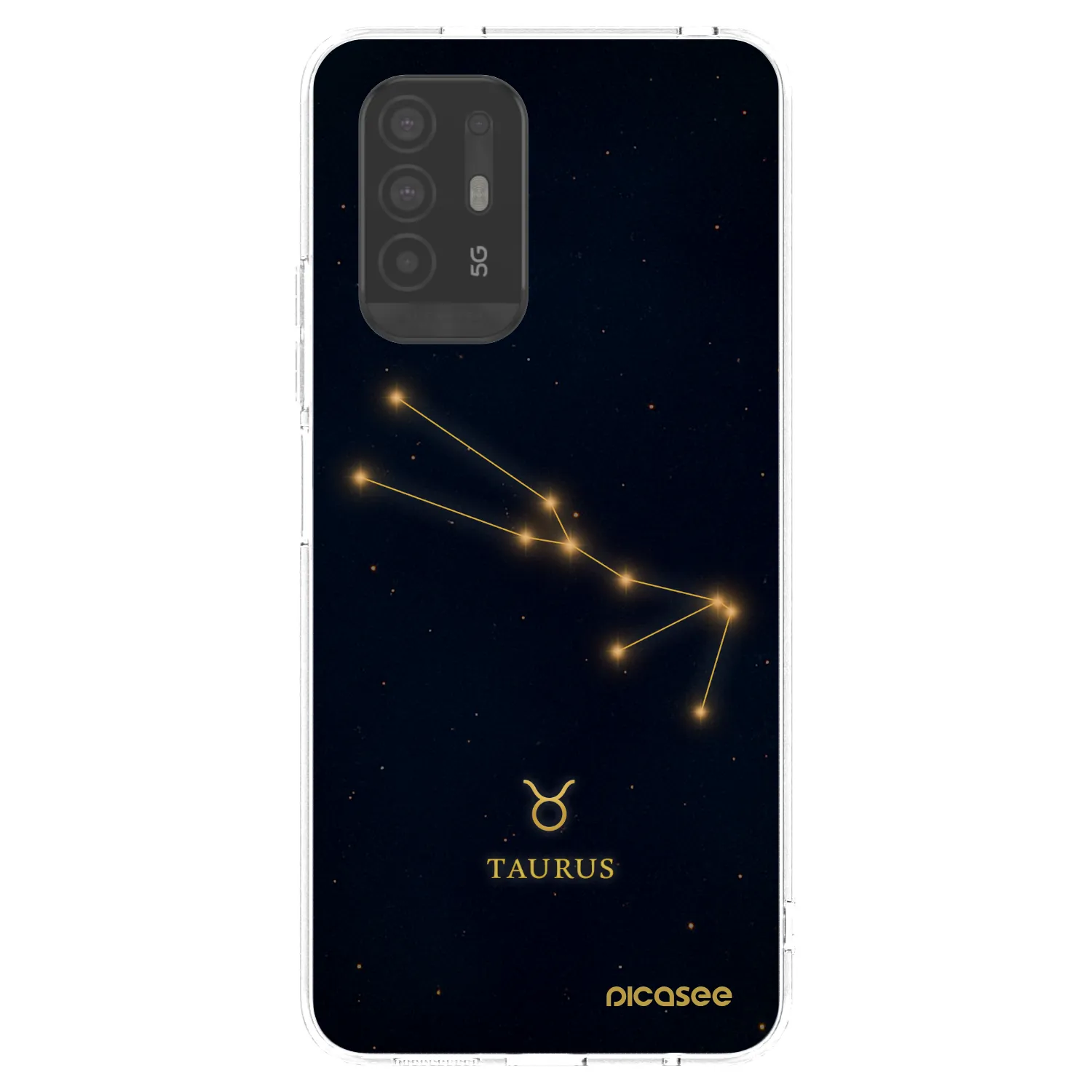 Picasee silikónový prehľadný obal pre OPPO A94 5G - TAURUS