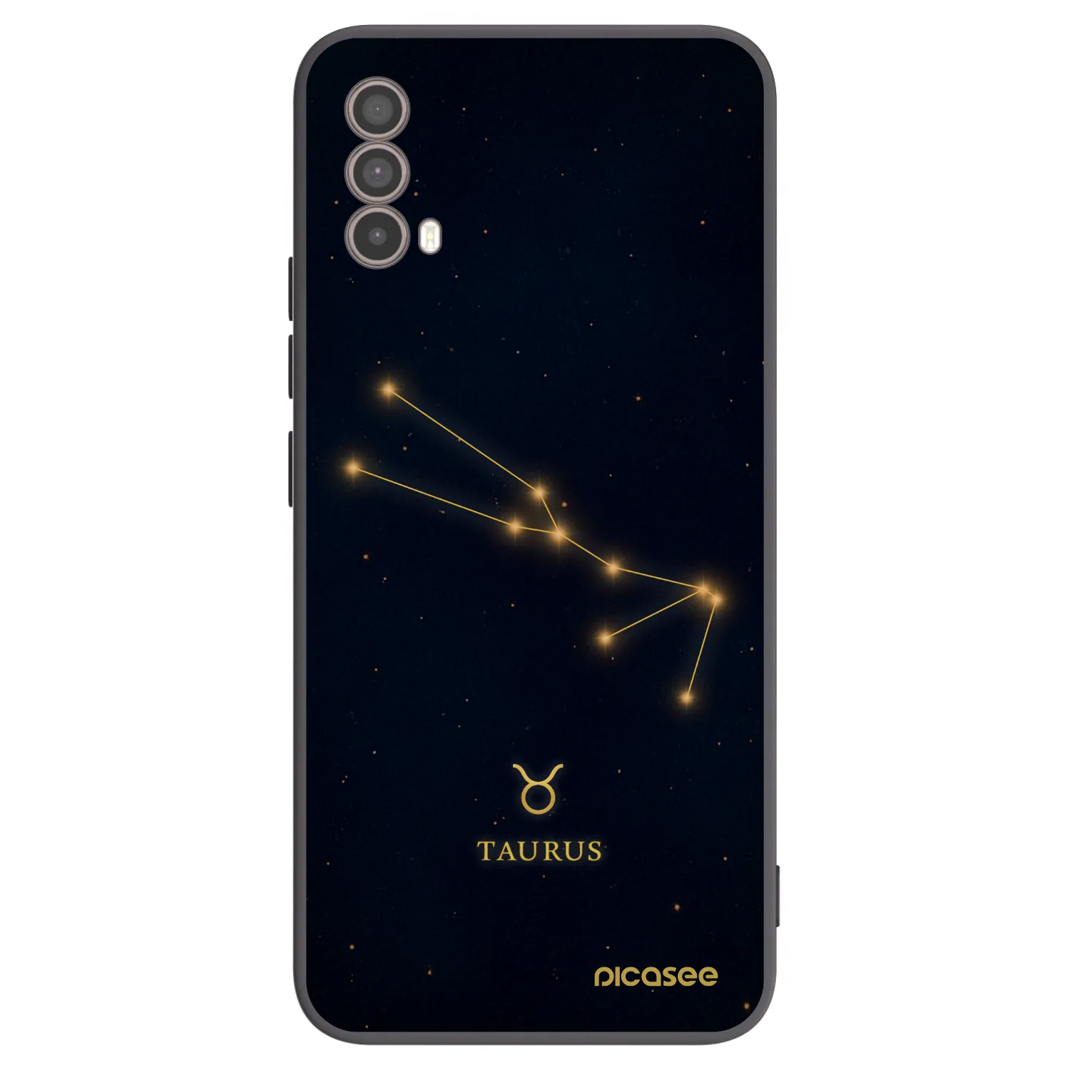 Picasee silikónový čierny obal pre Motorola Moto E40 - TAURUS