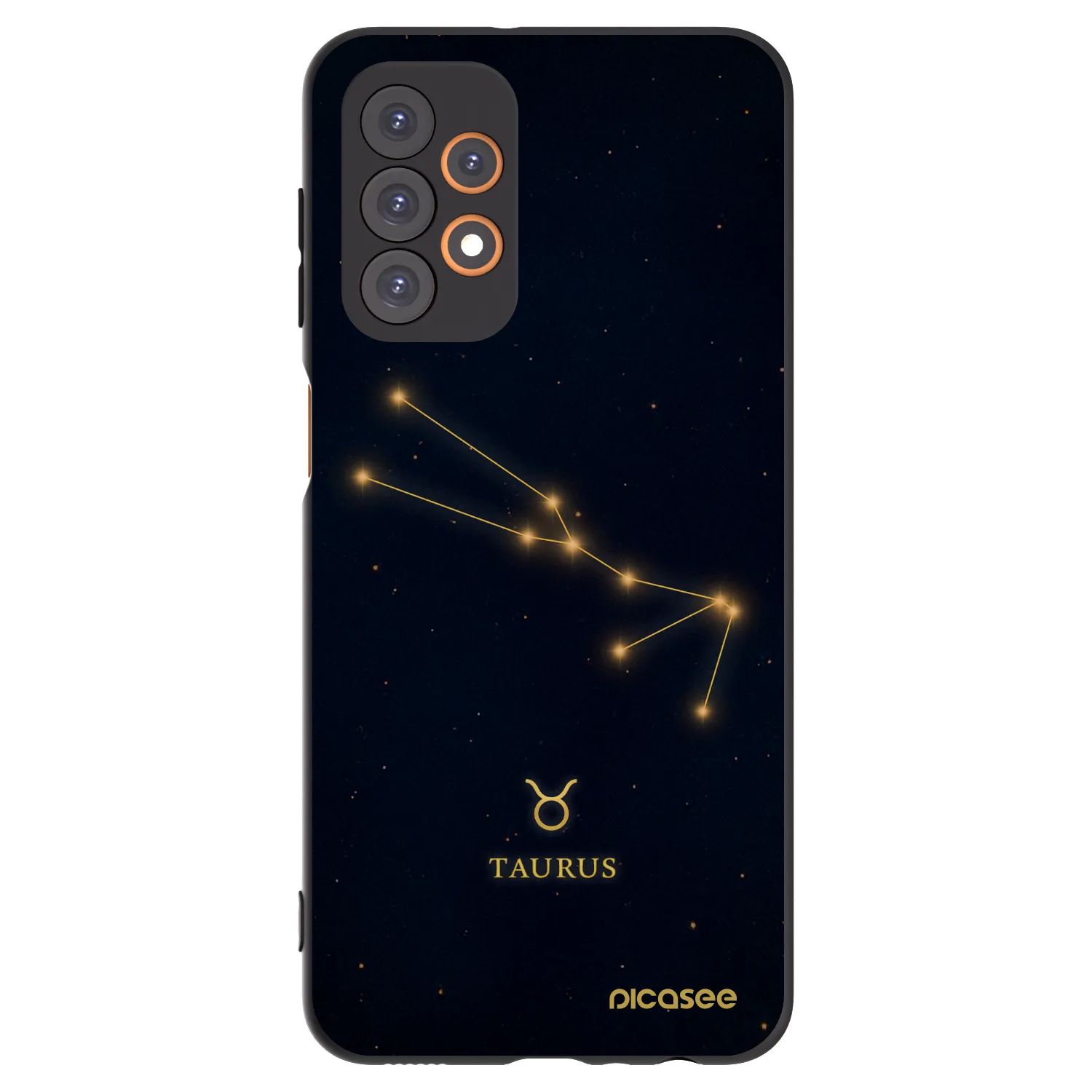 Picasee silikónový čierny obal pre Samsung Galaxy A23 A236B 5G - TAURUS