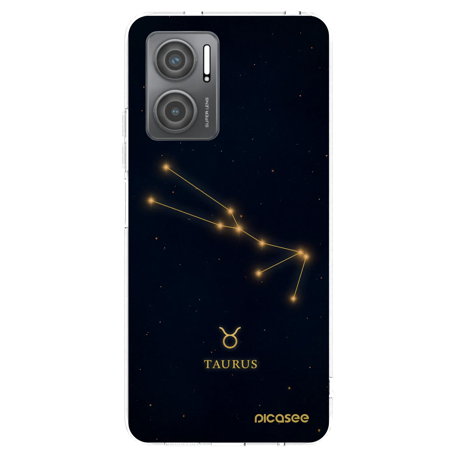 Picasee silikónový prehľadný obal pre Xiaomi Redmi 10 5G - TAURUS