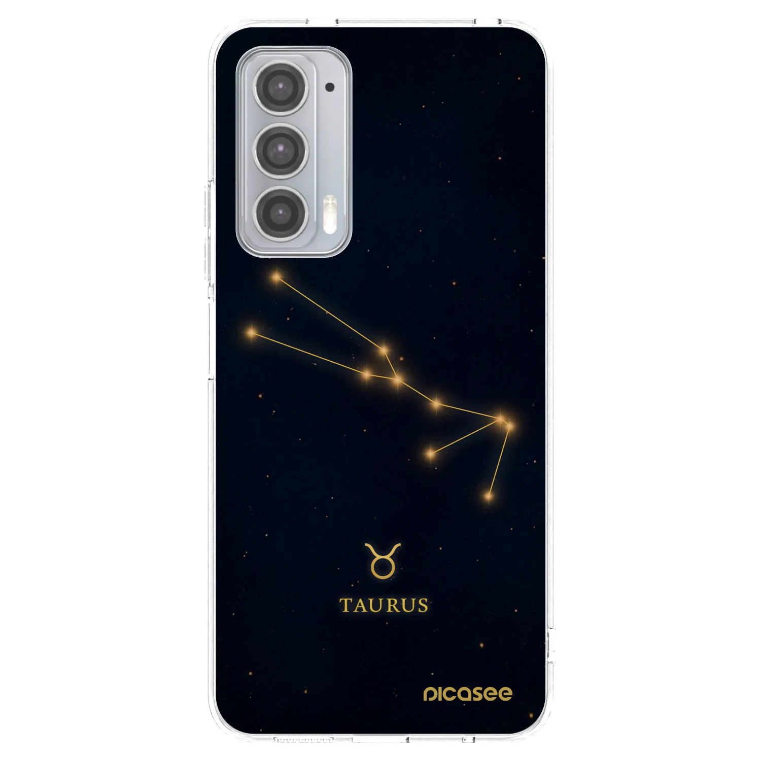 Picasee silikónový prehľadný obal pre Motorola Edge 20 - TAURUS