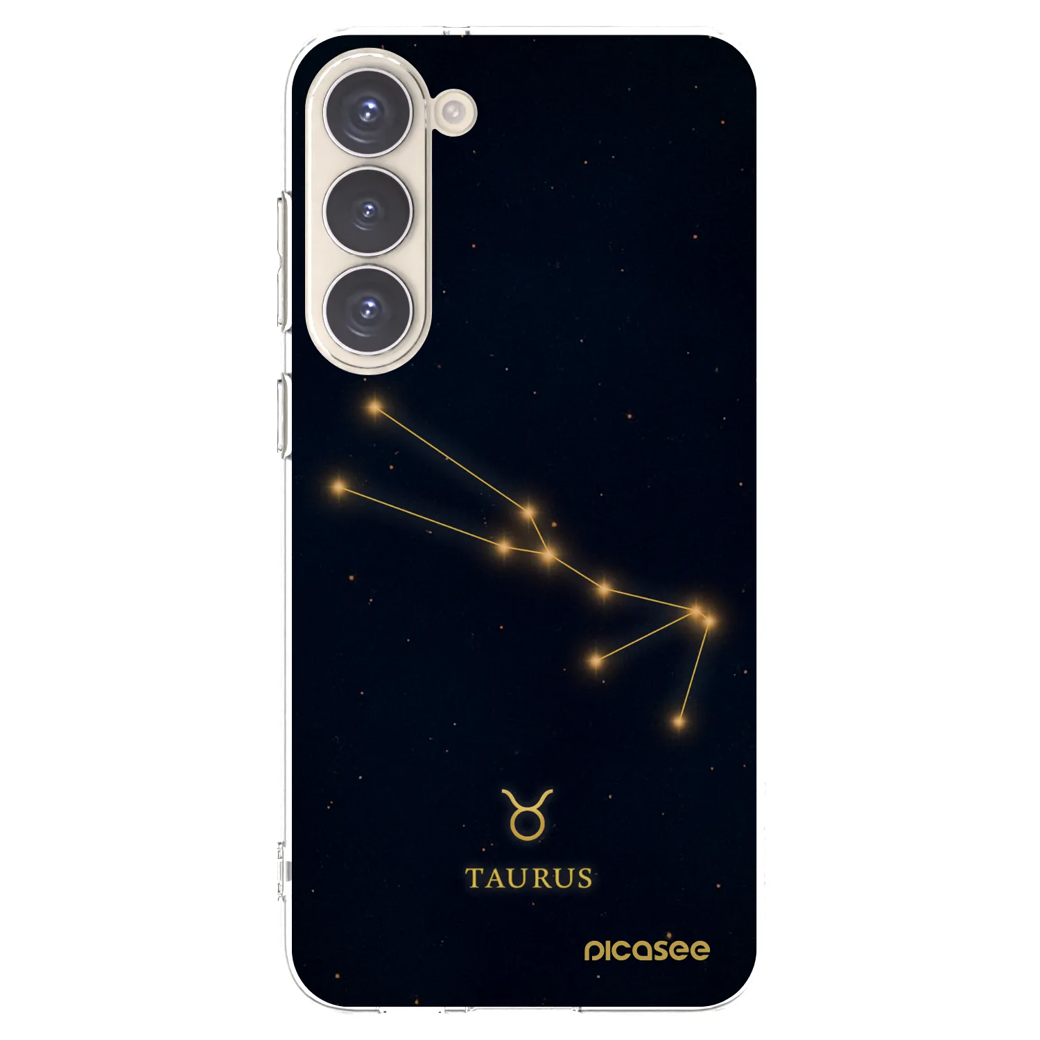 Picasee silikónový prehľadný obal pre Samsung Galaxy S23+ 5G - TAURUS