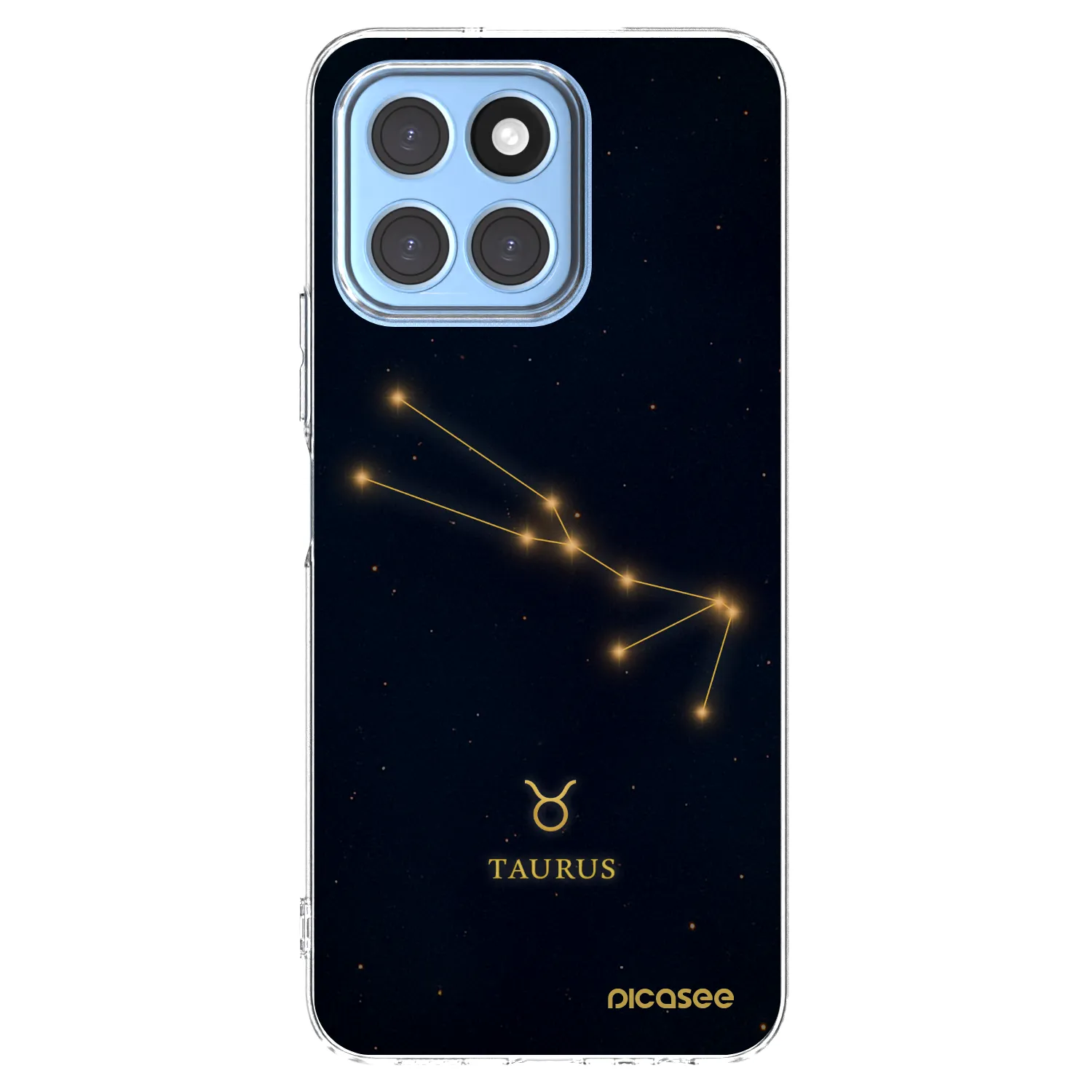 Picasee silikónový prehľadný obal pre Honor X8 5G - TAURUS