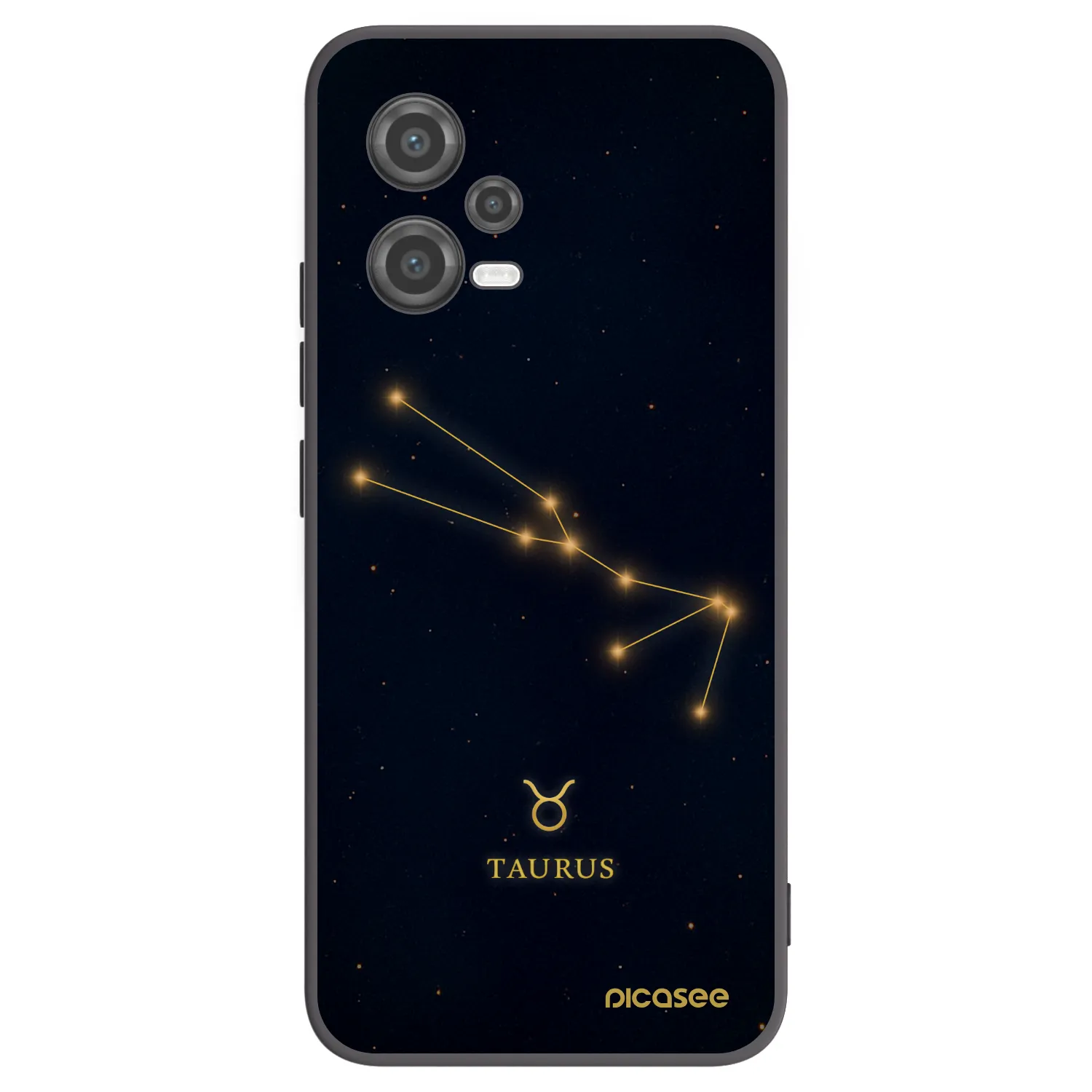 Picasee silikónový čierny obal pre Xiaomi Poco X5 - TAURUS