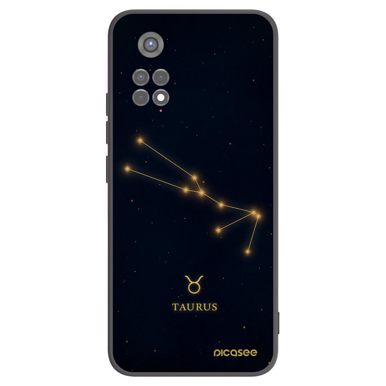 Picasee silikónový čierny obal pre Xiaomi Redmi Note 11S 5G - TAURUS
