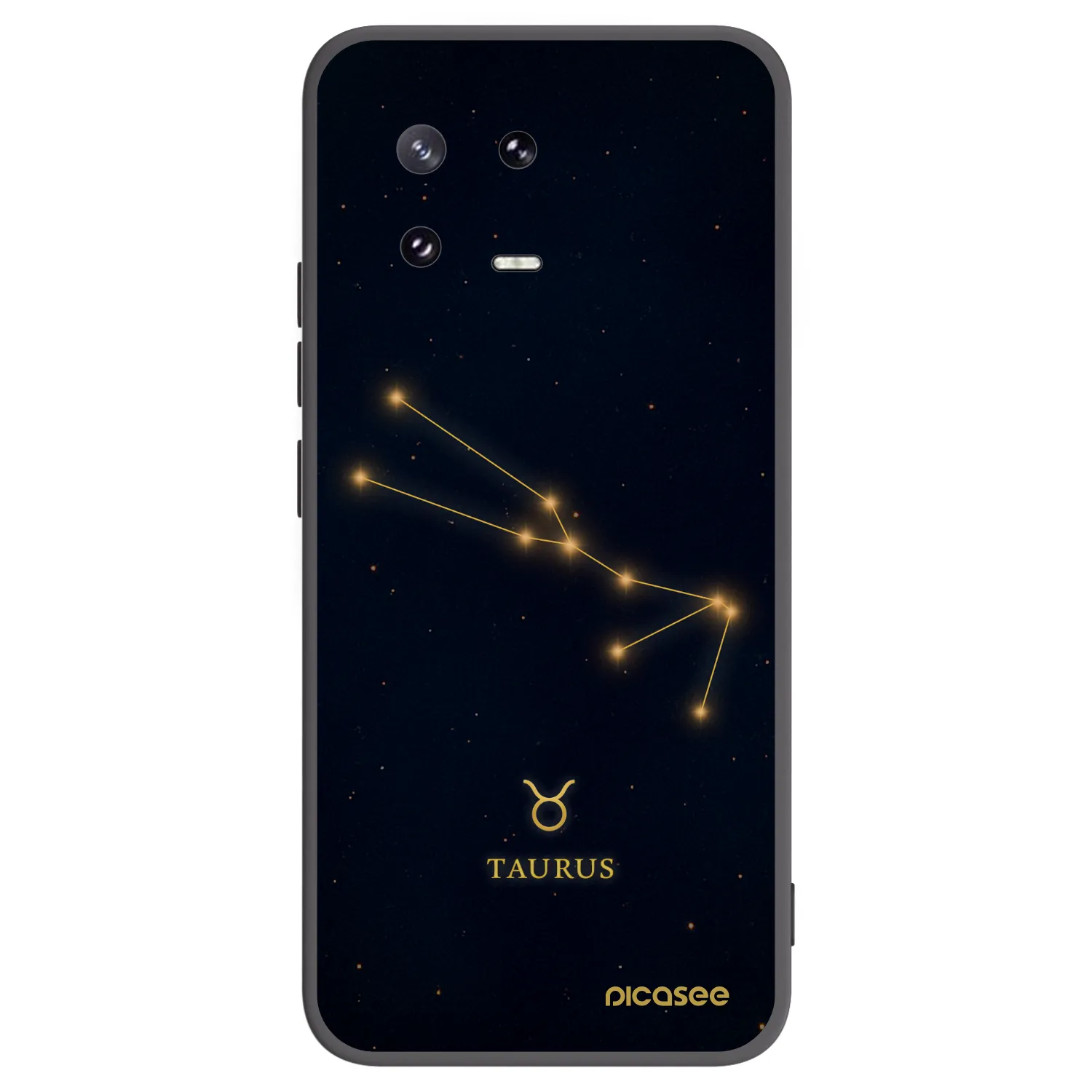 Picasee silikónový čierny obal pre Xiaomi 13 Pro - TAURUS