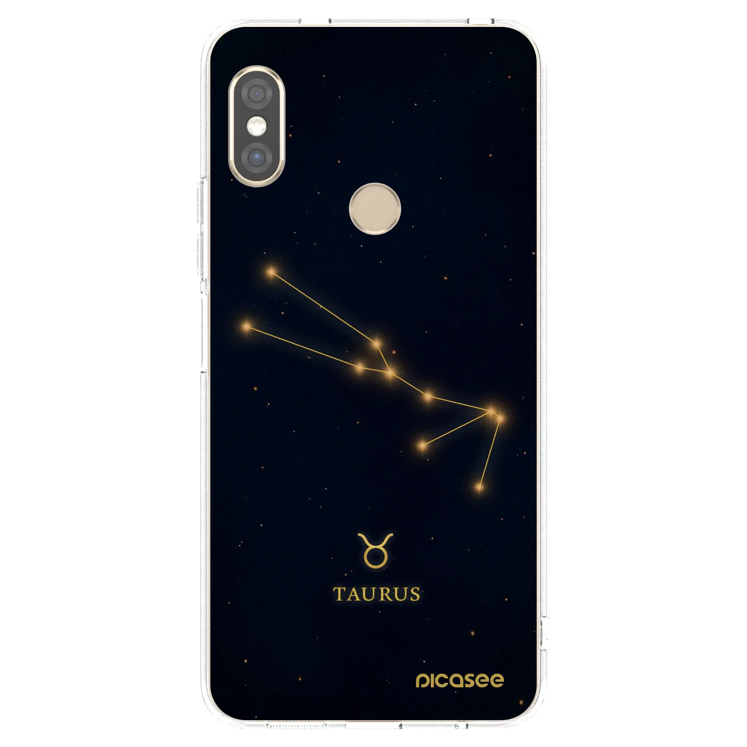 Picasee silikónový prehľadný obal pre Xiaomi Redmi Note 5 Global - TAURUS