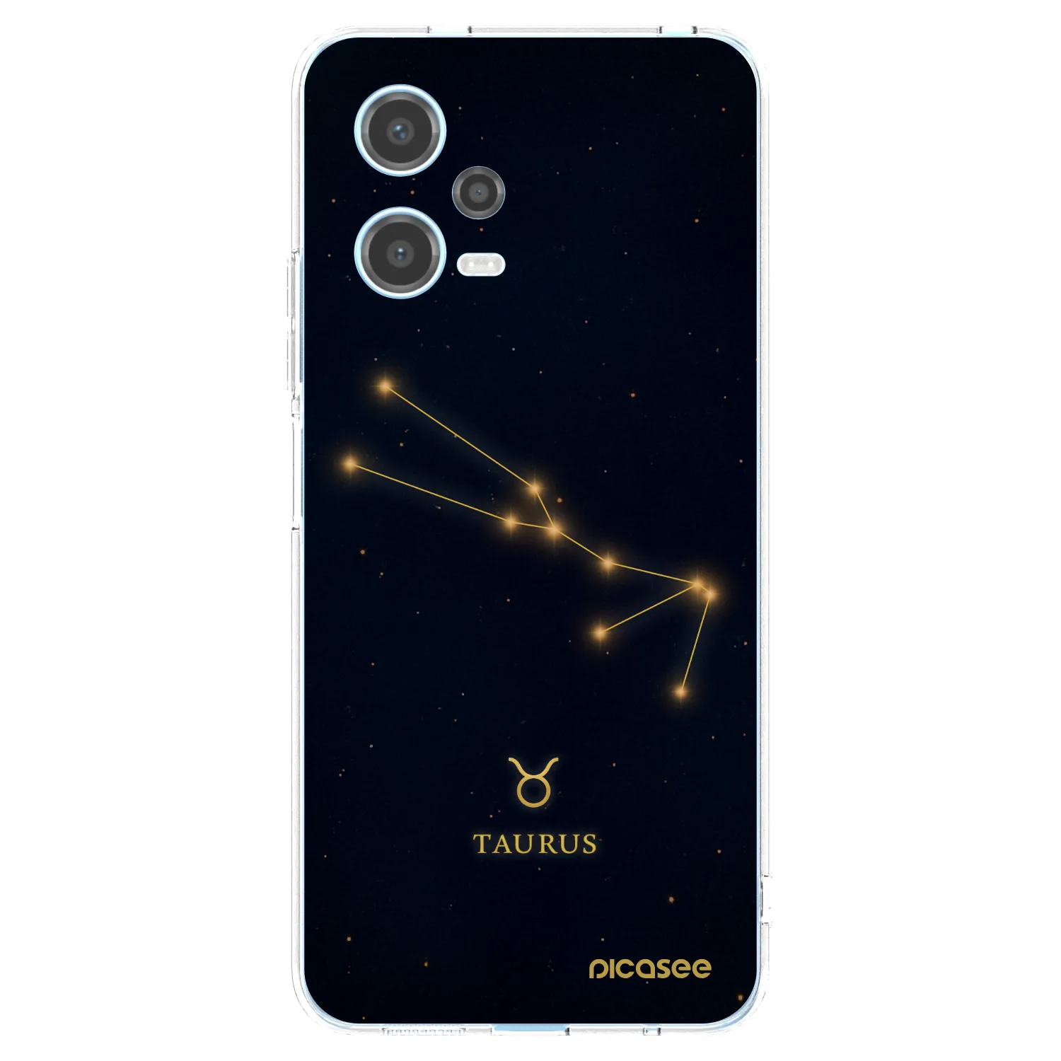 Picasee silikónový prehľadný obal pre Xiaomi Redmi Note 12 5G - TAURUS