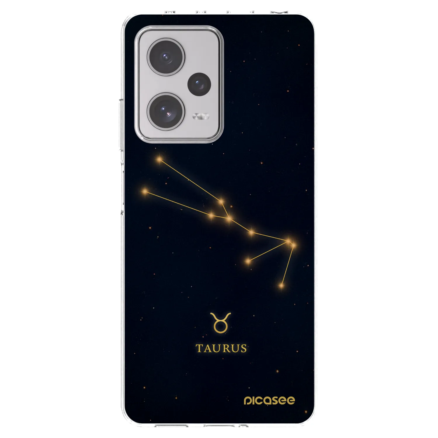 Picasee silikónový prehľadný obal pre Xiaomi Redmi Note 12 Pro+ 5G - TAURUS
