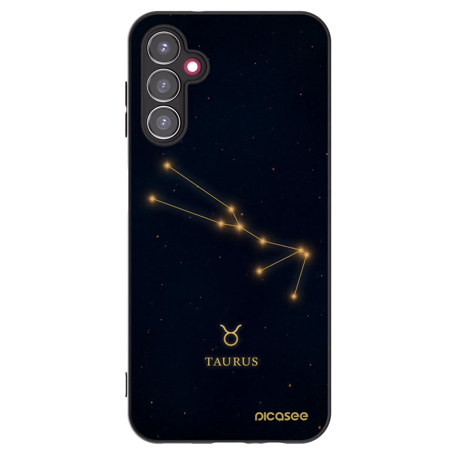 Picasee silikónový čierny obal pre Samsung Galaxy A14 4G A145R - TAURUS