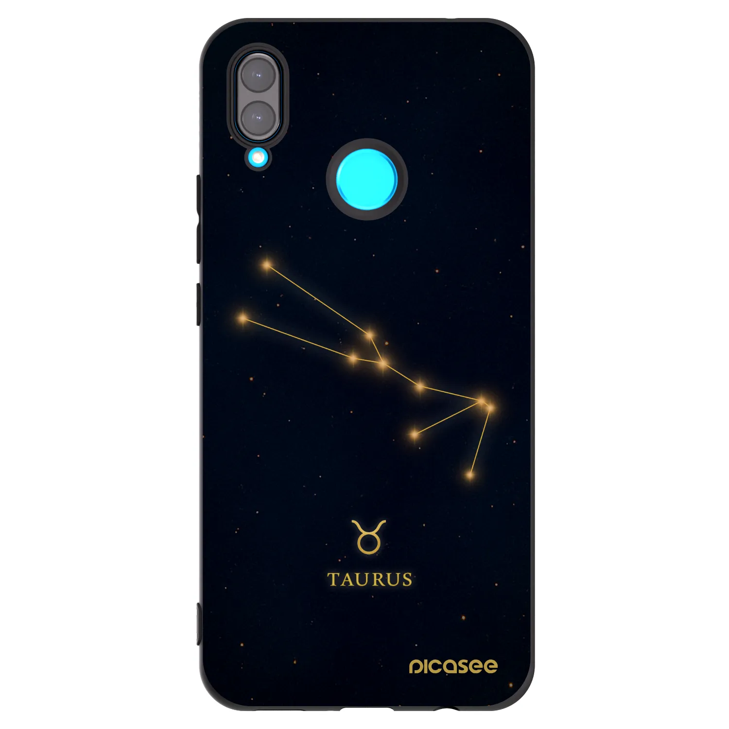 Picasee silikónový čierny obal pre Huawei Nova 3 - TAURUS