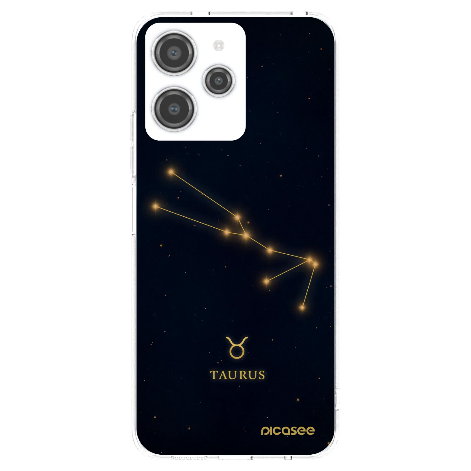 Picasee silikónový prehľadný obal pre Xiaomi Redmi 12 4G - TAURUS