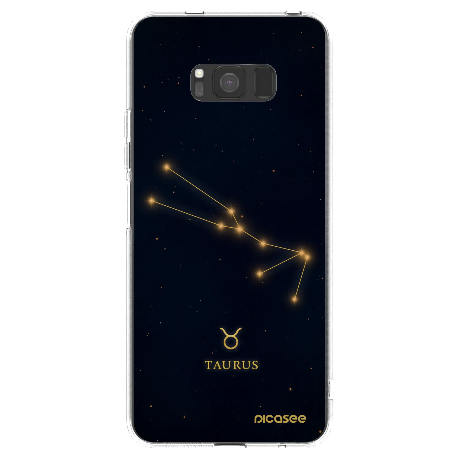 Picasee silikónový prehľadný obal pre Samsung Galaxy S8 G950F - TAURUS