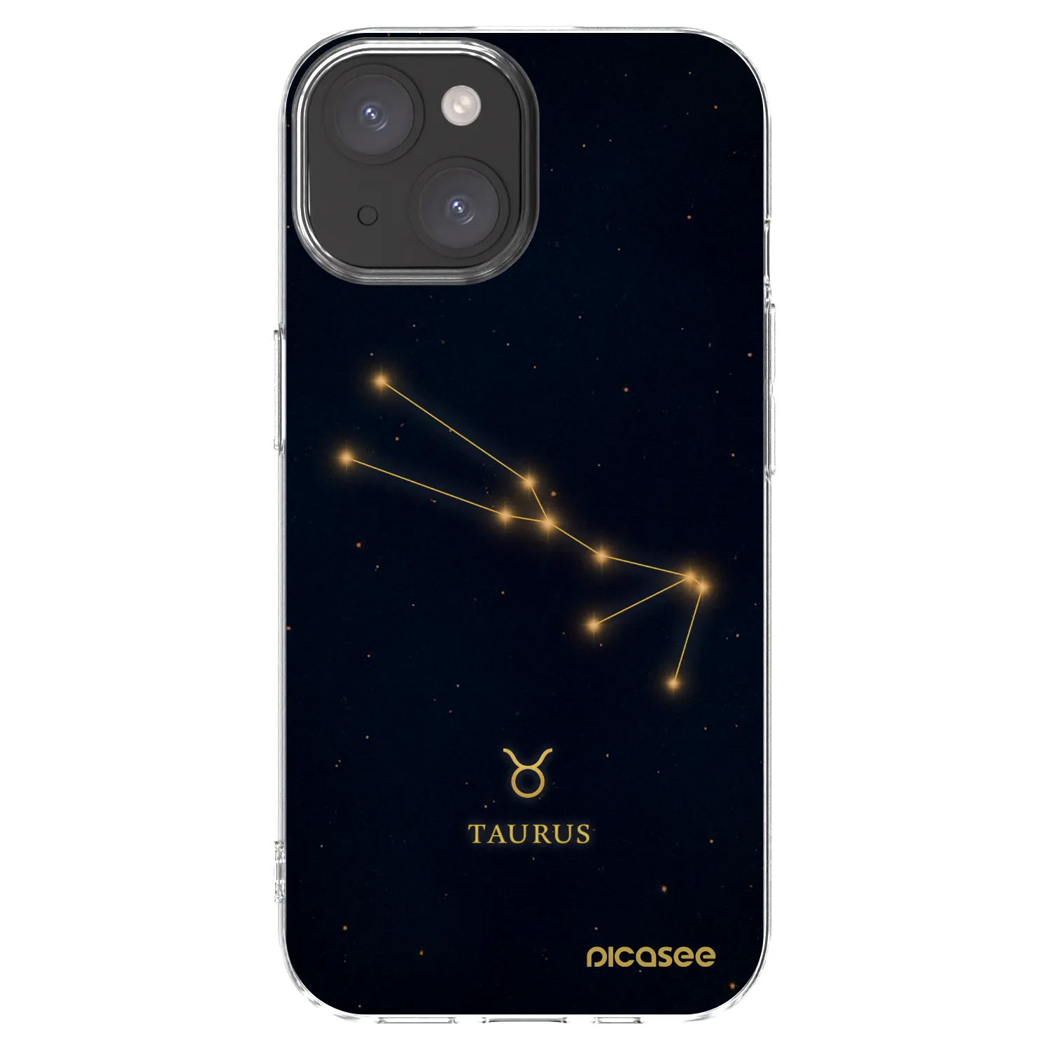 Silikónový prehľadný obal pre Apple iPhone 15 - TAURUS