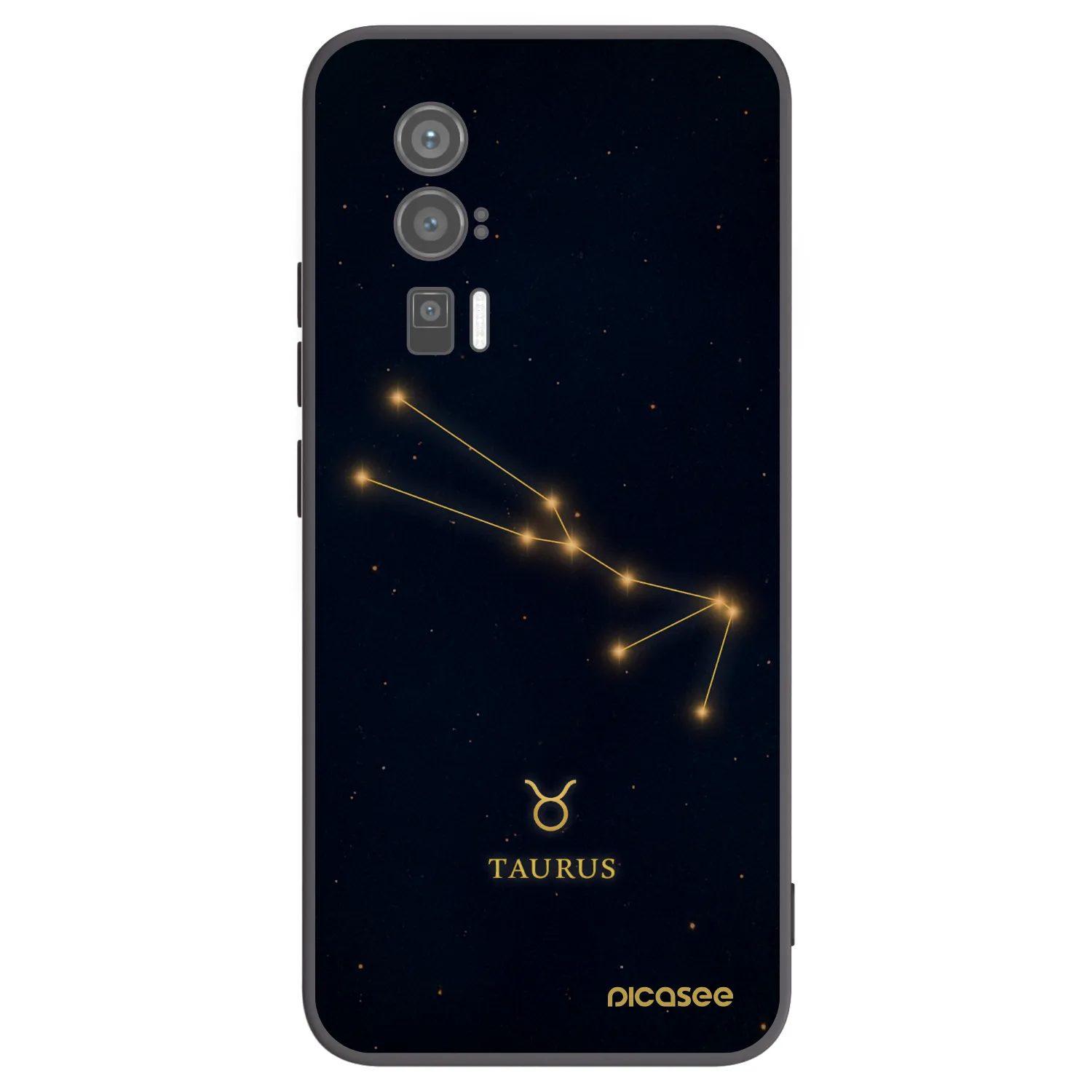 Picasee silikónový čierny obal pre Xiaomi Poco F5 Pro 5G - TAURUS