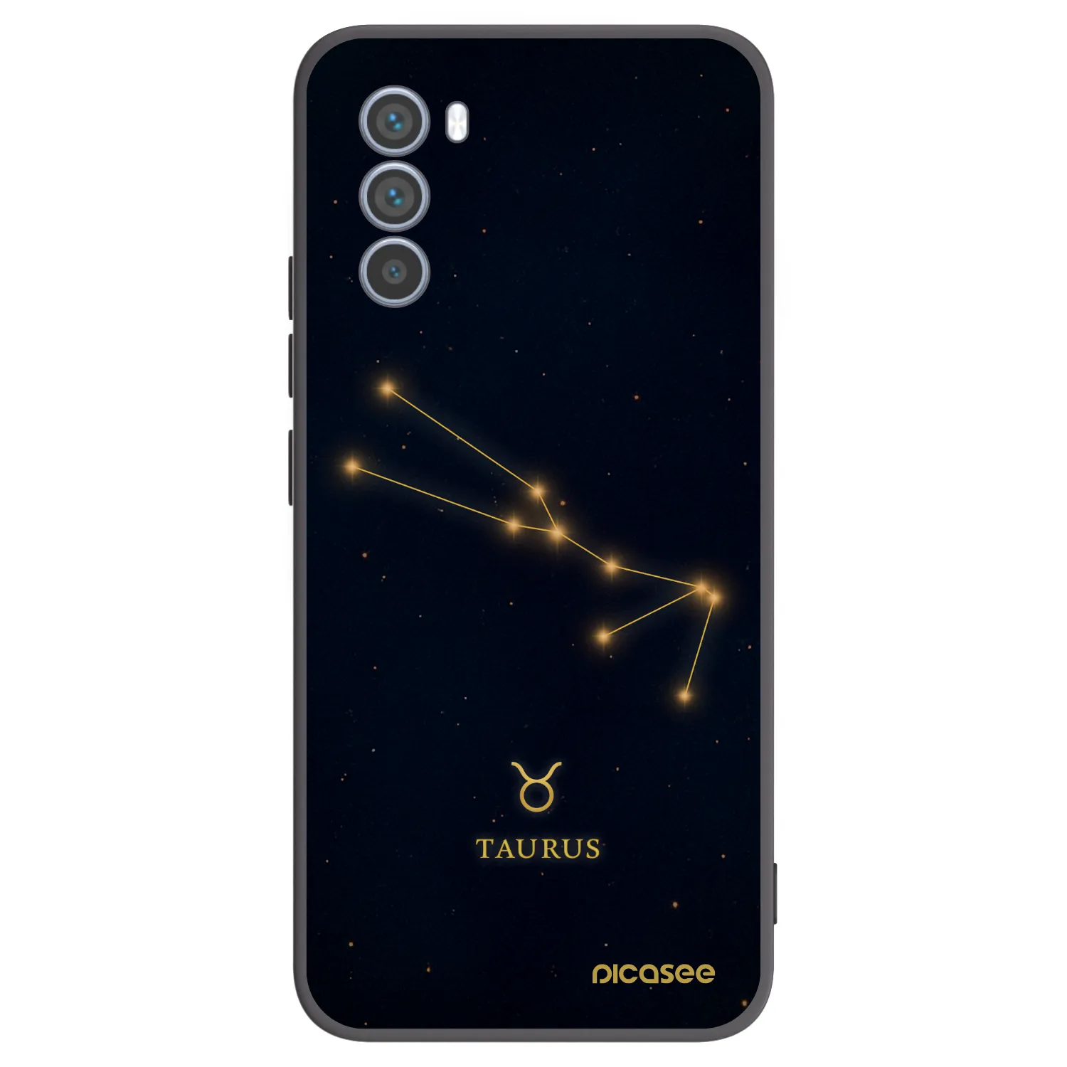 Picasee silikónový čierny obal pre Motorola Moto G62 - TAURUS