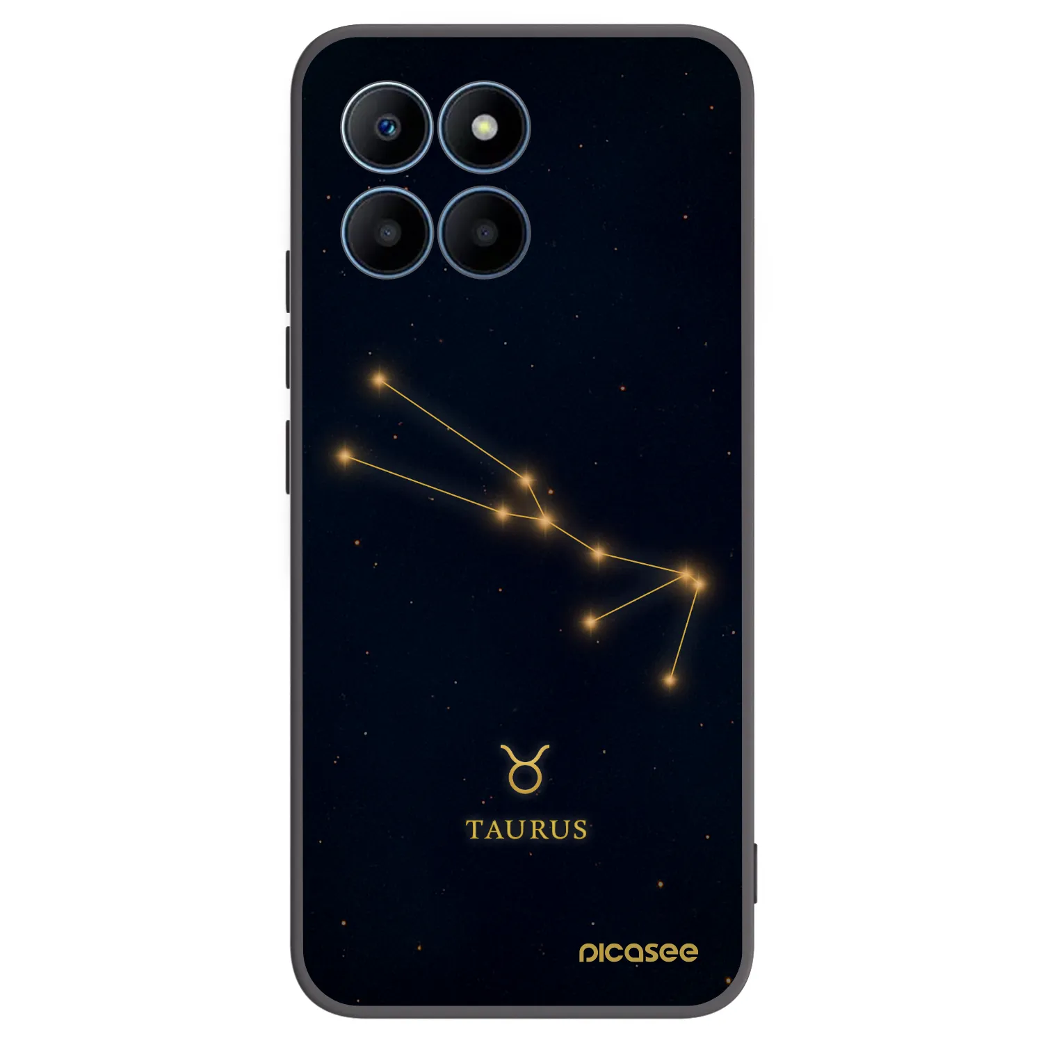 Picasee silikónový čierny obal pre Honor 70 Lite - TAURUS