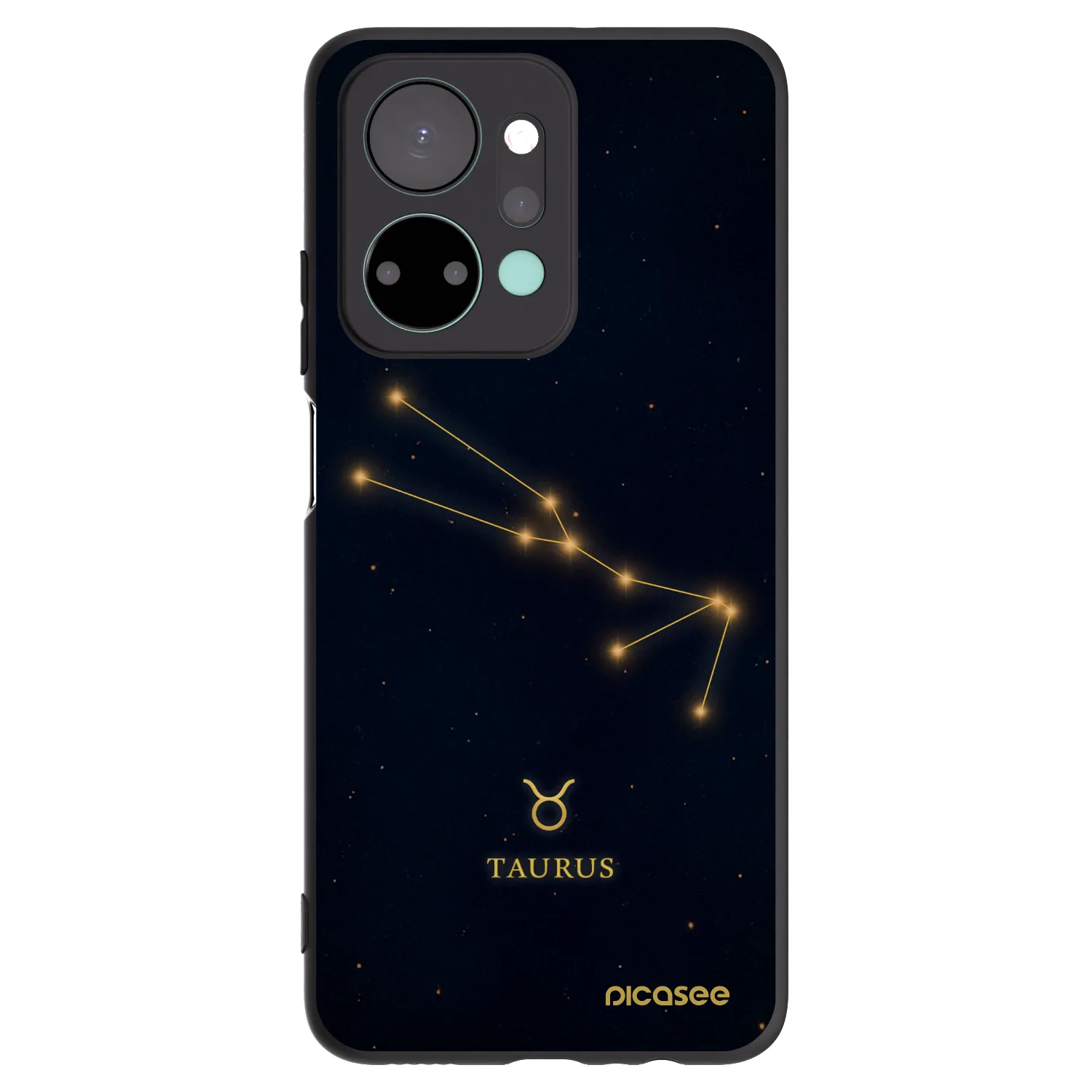 Picasee silikónový čierny obal pre Honor X7a - TAURUS