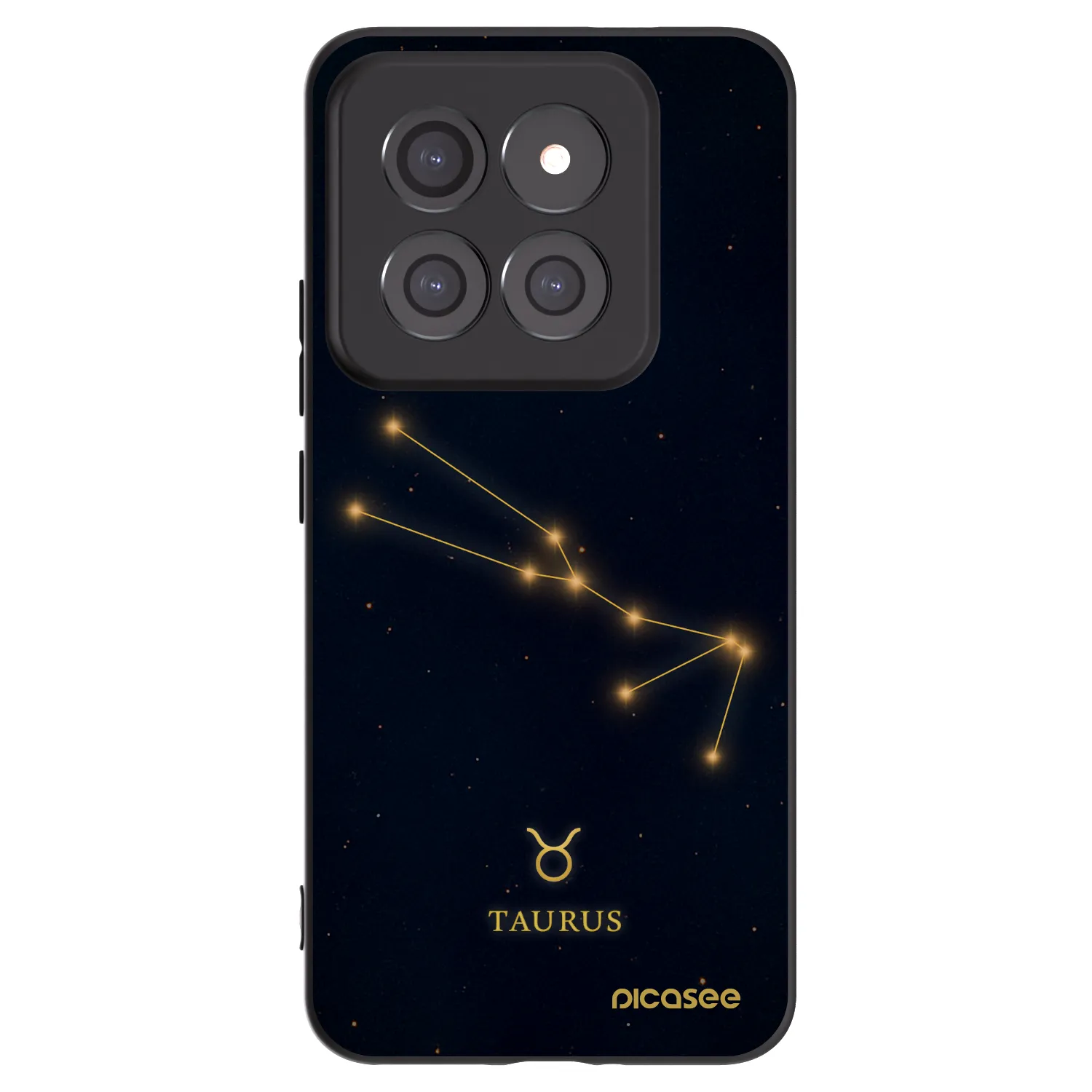 Picasee silikónový čierny obal pre Xiaomi 14 Pro - TAURUS