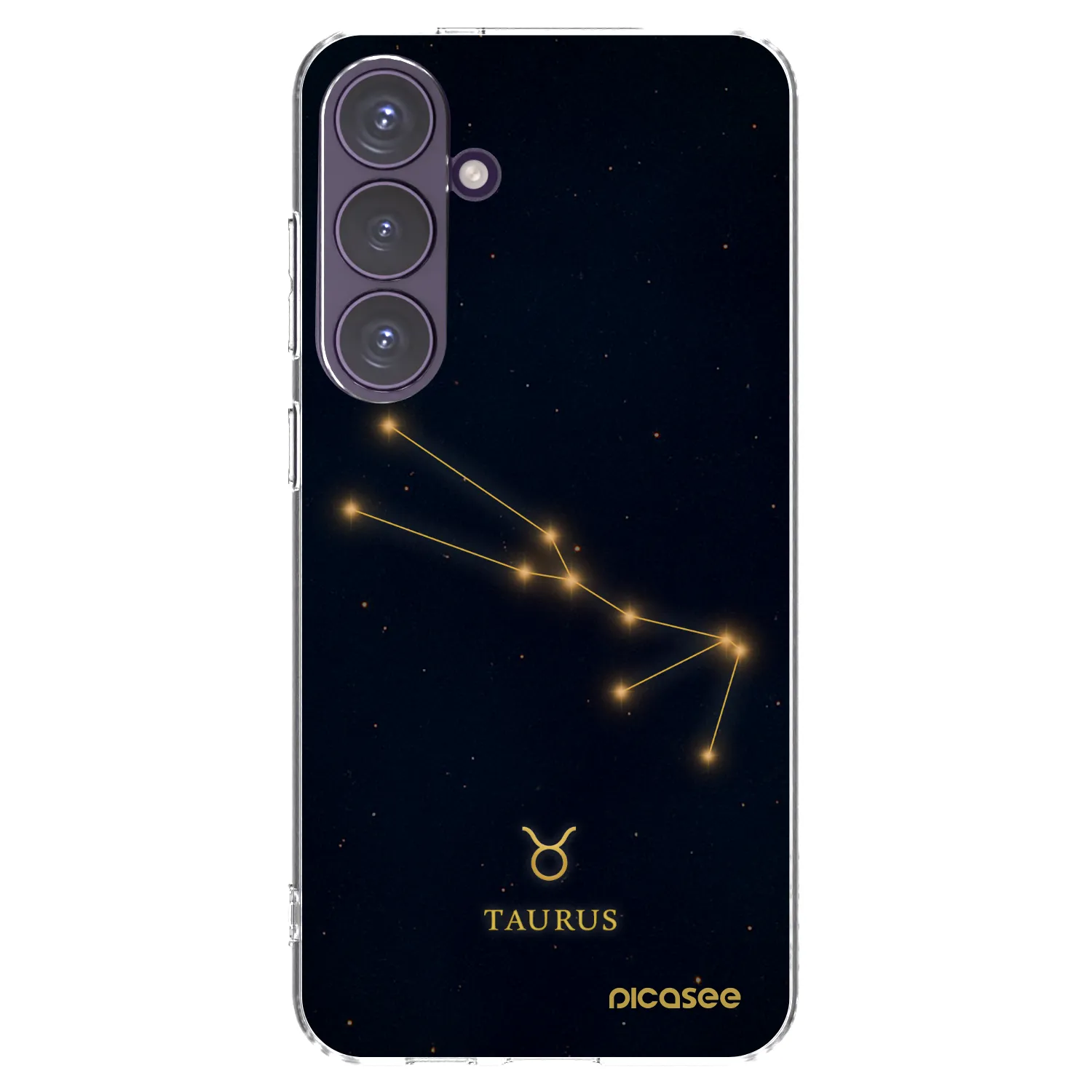 Picasee silikónový prehľadný obal pre Samsung Galaxy S24+ S926B 5G - TAURUS