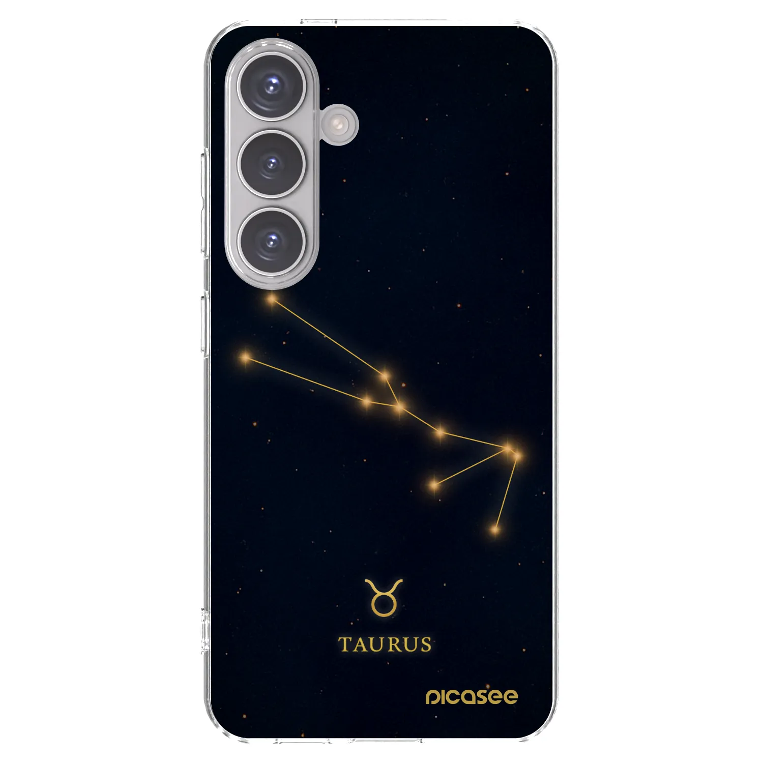 Picasee silikónový prehľadný obal pre Samsung Galaxy S24 S921B 5G - TAURUS