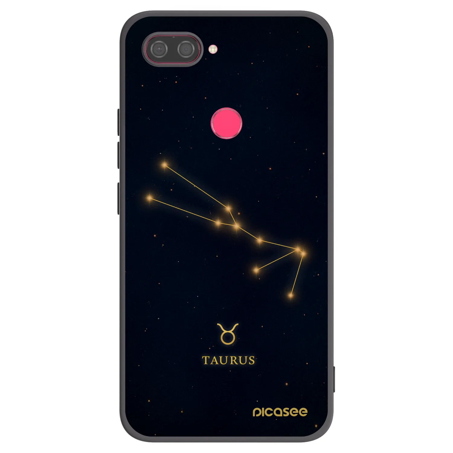 Picasee silikónový čierny obal pre Xiaomi Mi 8 Lite - TAURUS