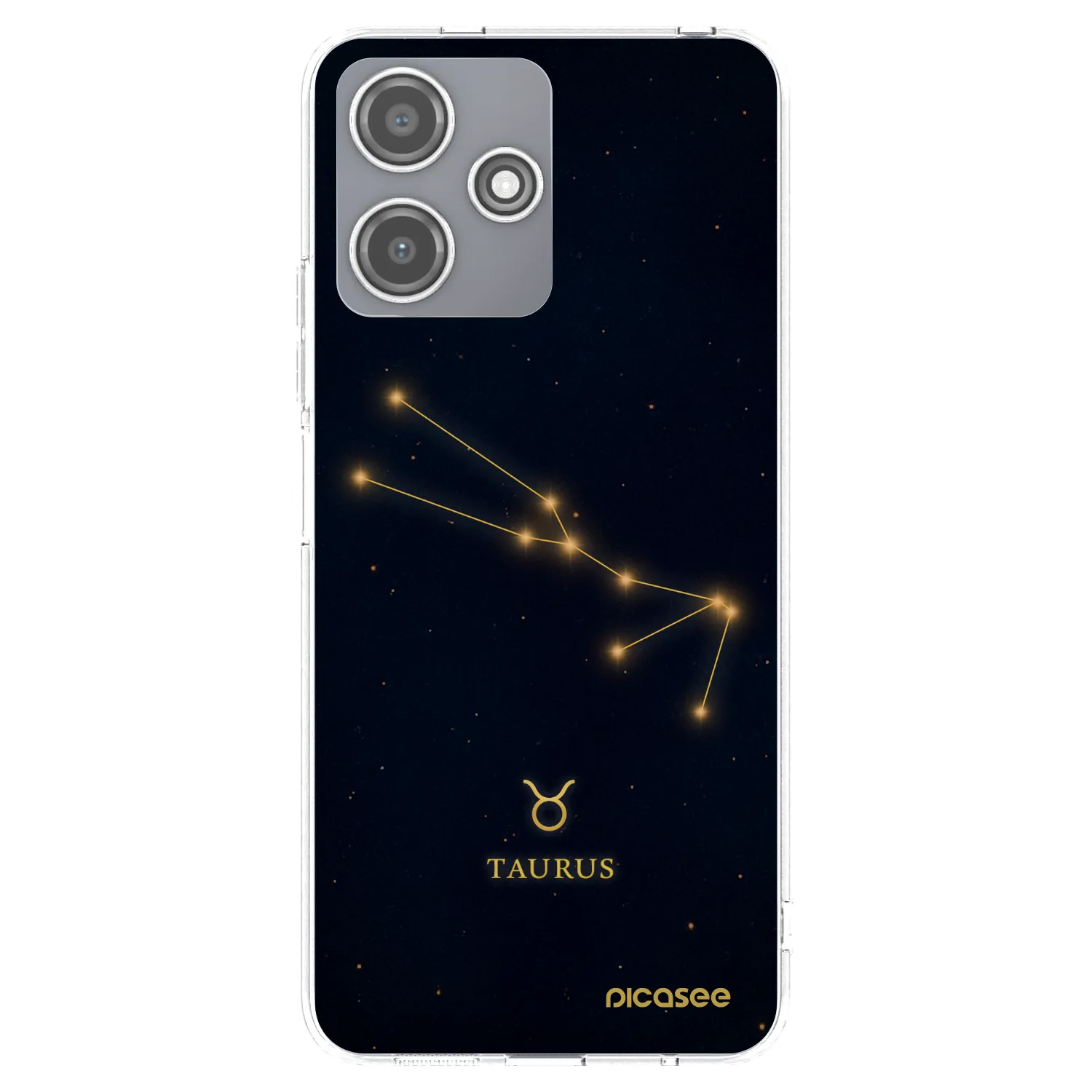 Picasee silikónový prehľadný obal pre Xiaomi Redmi 12 5G - TAURUS