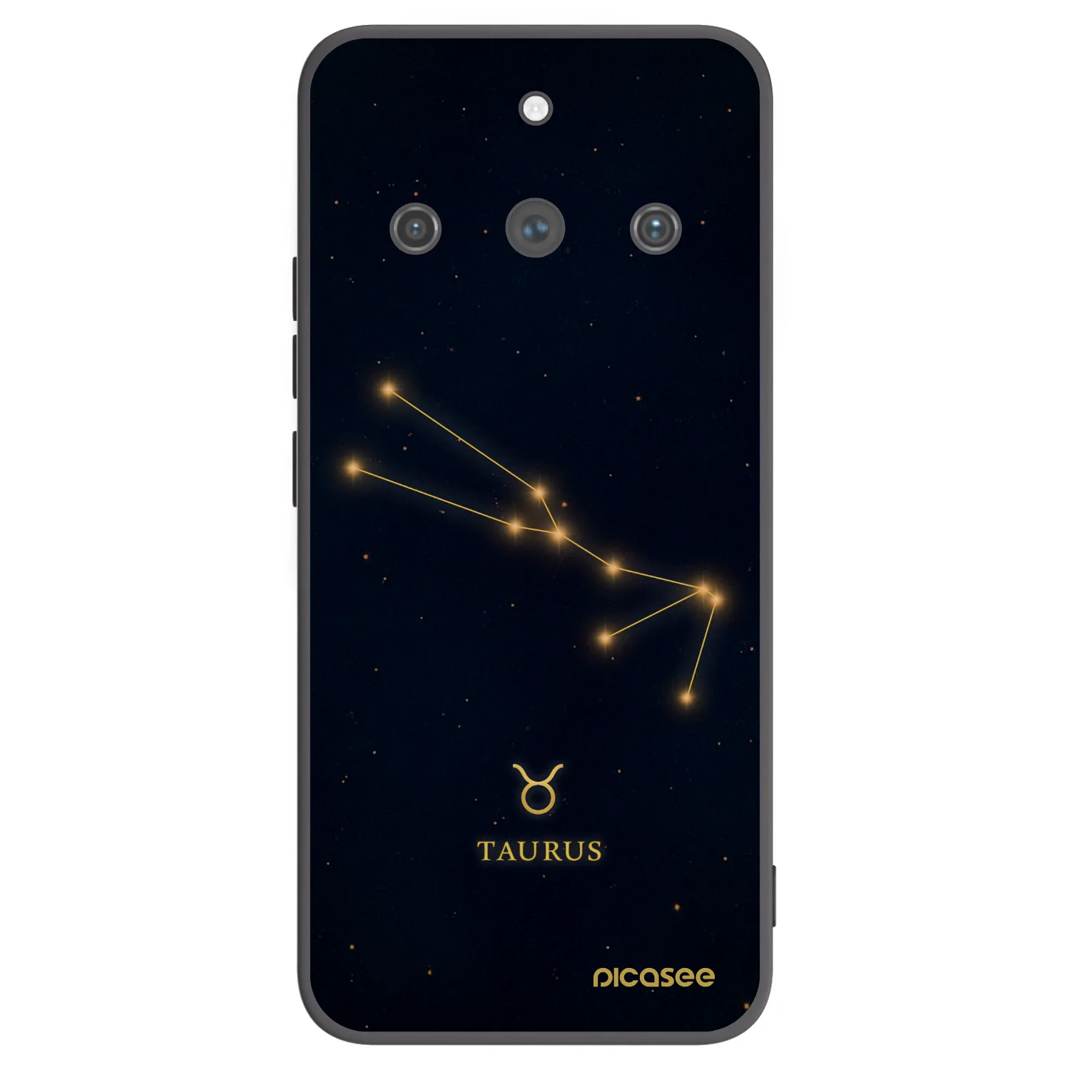Picasee silikónový čierny obal pre Realme 11 Pro+ - TAURUS